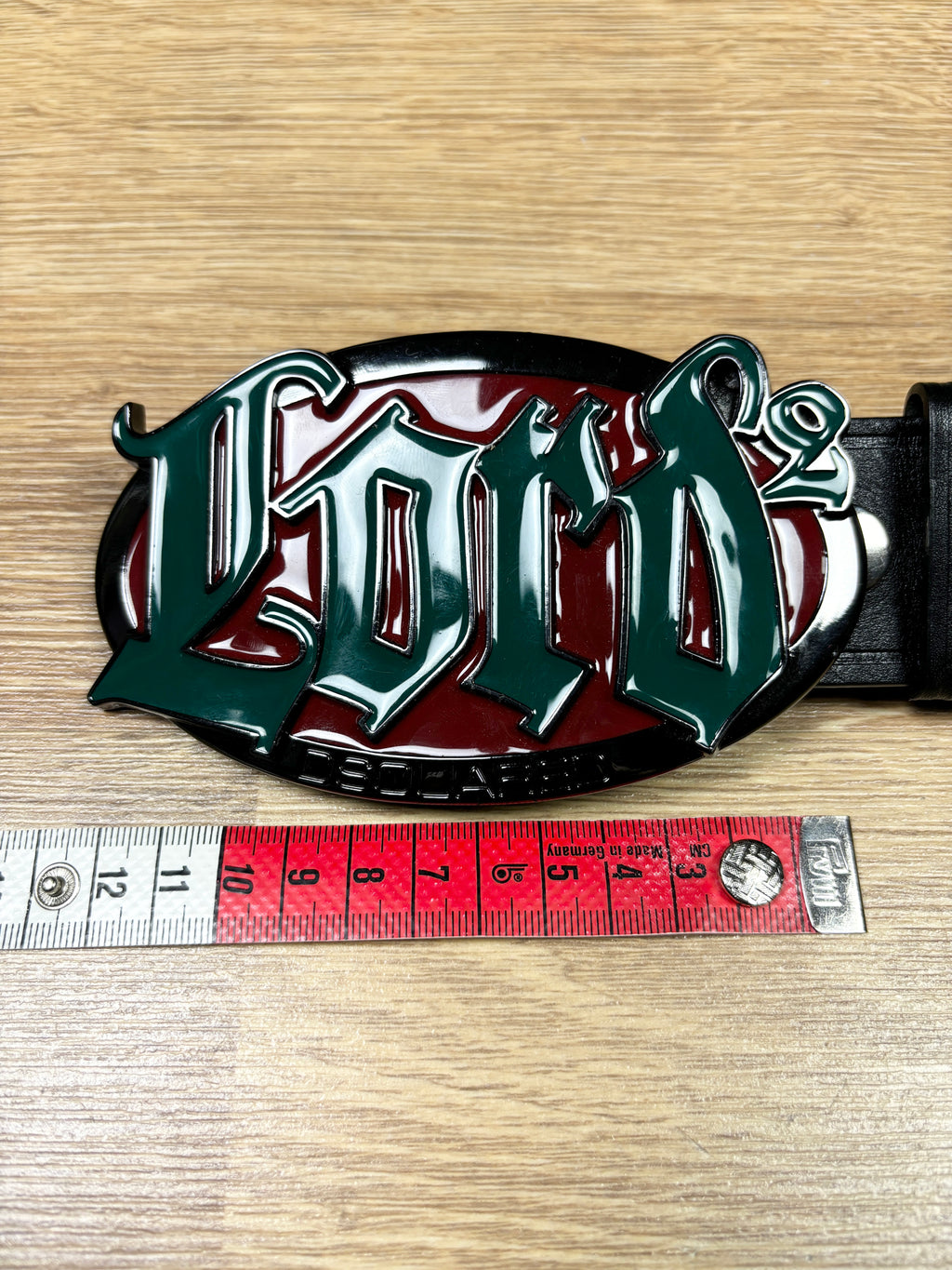 Dsquared2 “Lord2” Logo Buckle Leather Belt