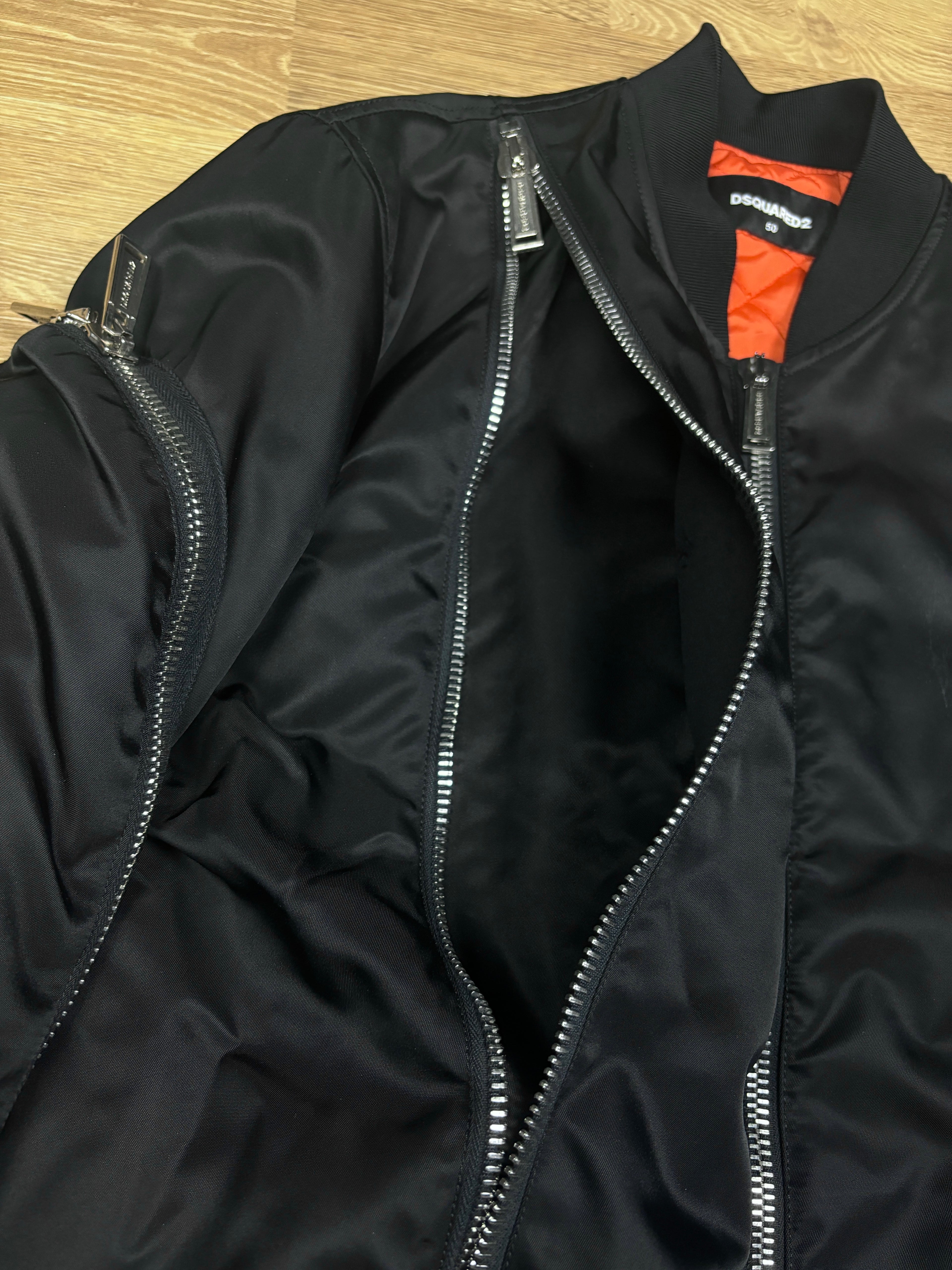 Dsquared2 Multi-Zip Bomber Jacket