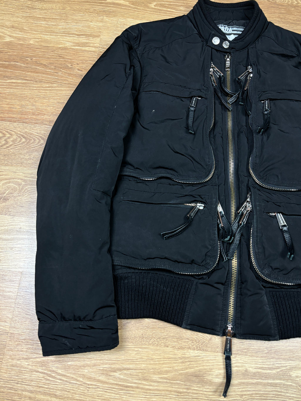 Chaqueta bomber Dsquared2 de plumón utilitaria multirremallera