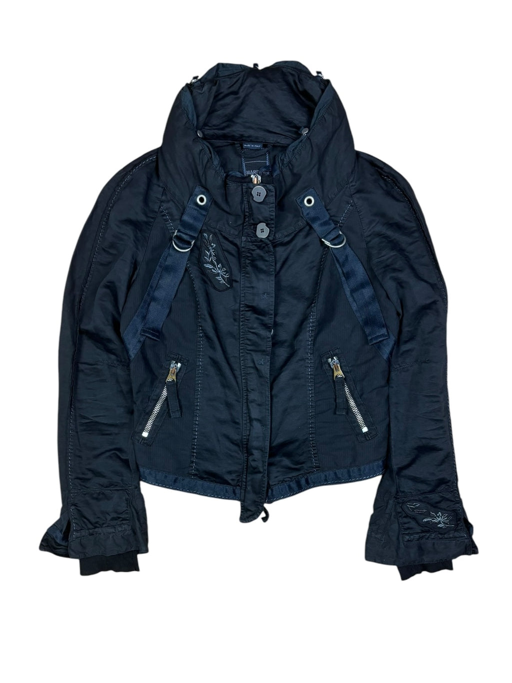 Marithé François Girbaud SS2007 Bondage Cropped Hooded Jacket