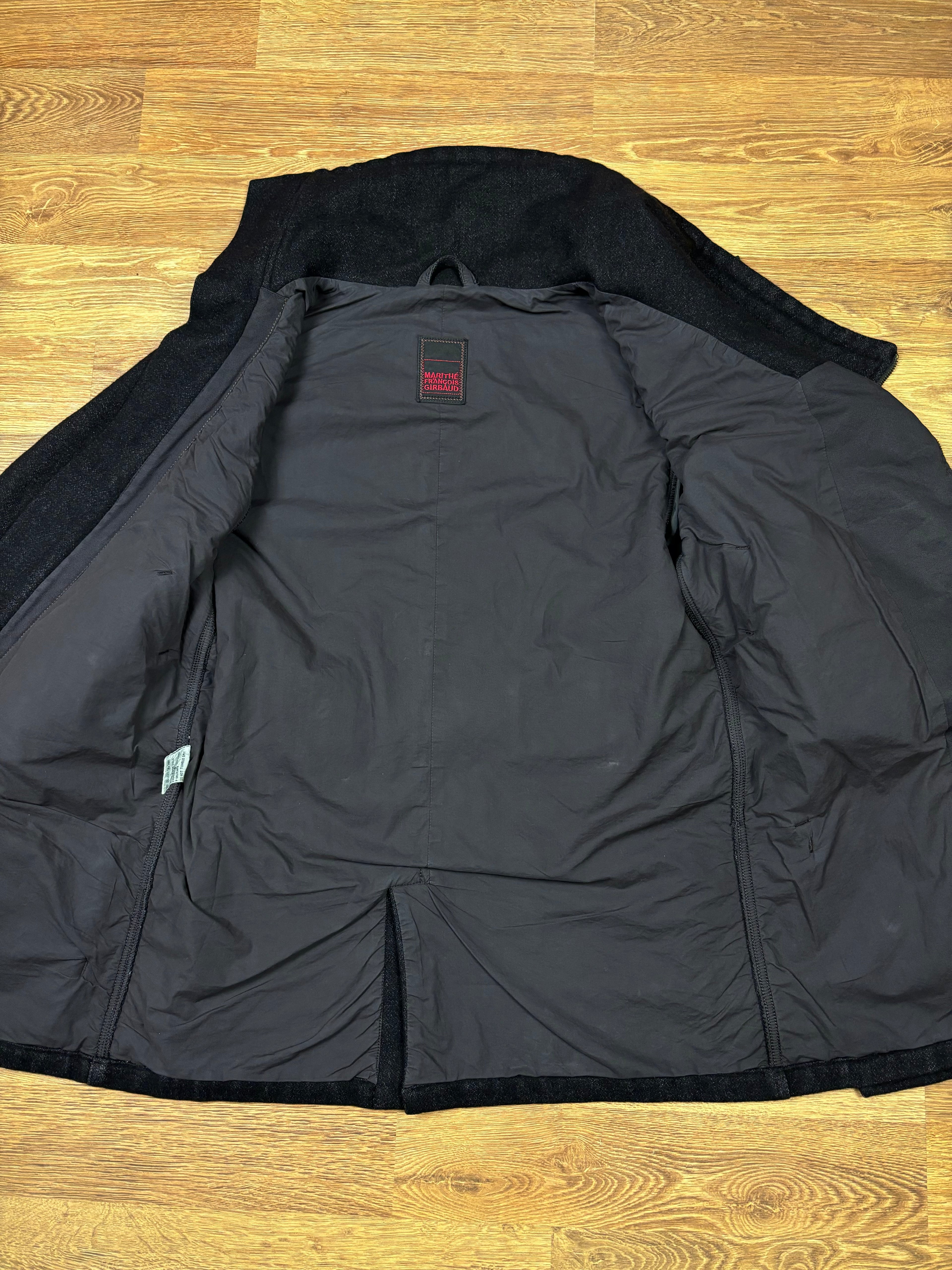 2000s Marithé François Girbaud Asymmetrical Belted Utility Coat