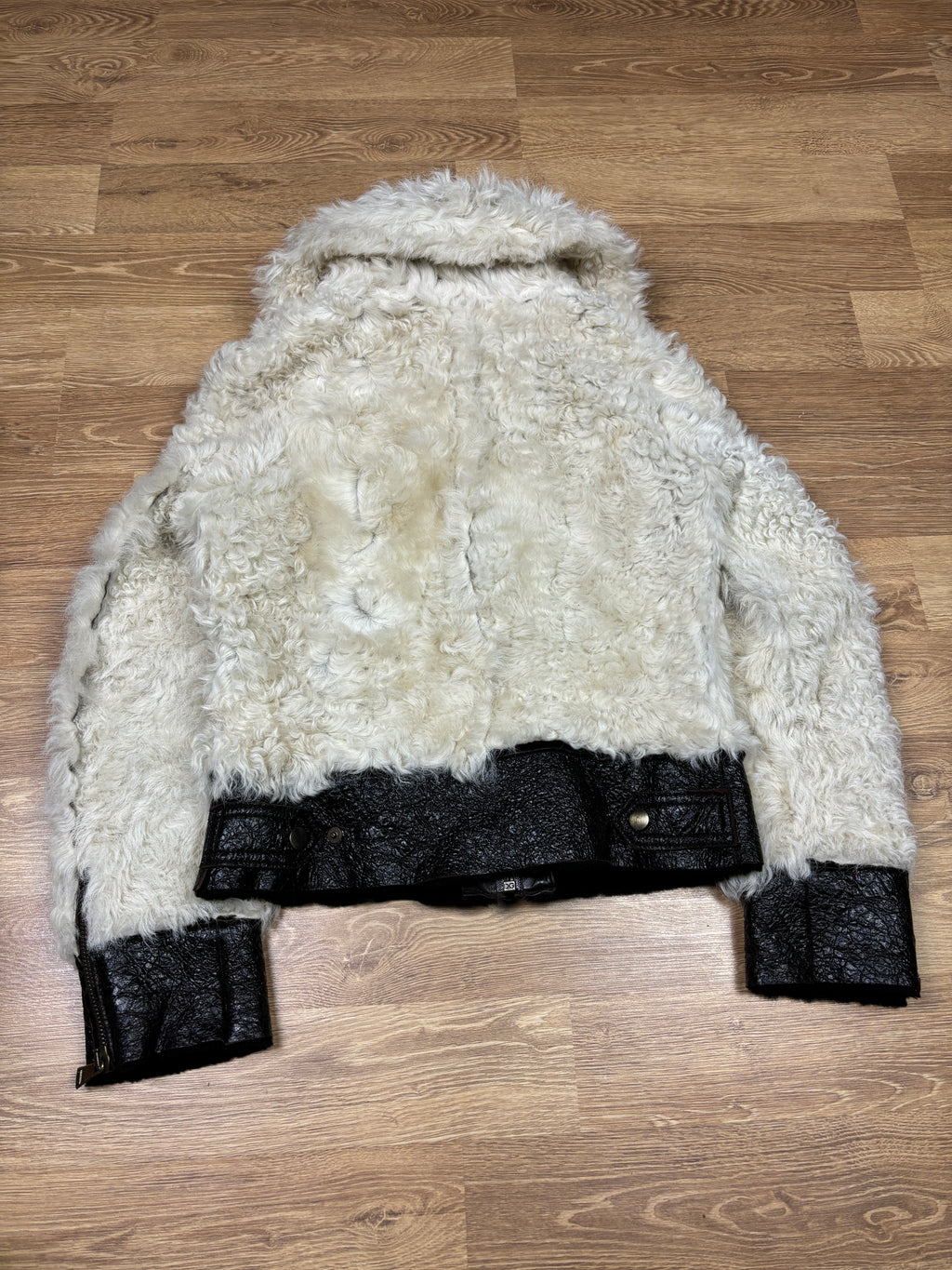 Dolce & Gabbana Lamb Leather Shearling Jacket