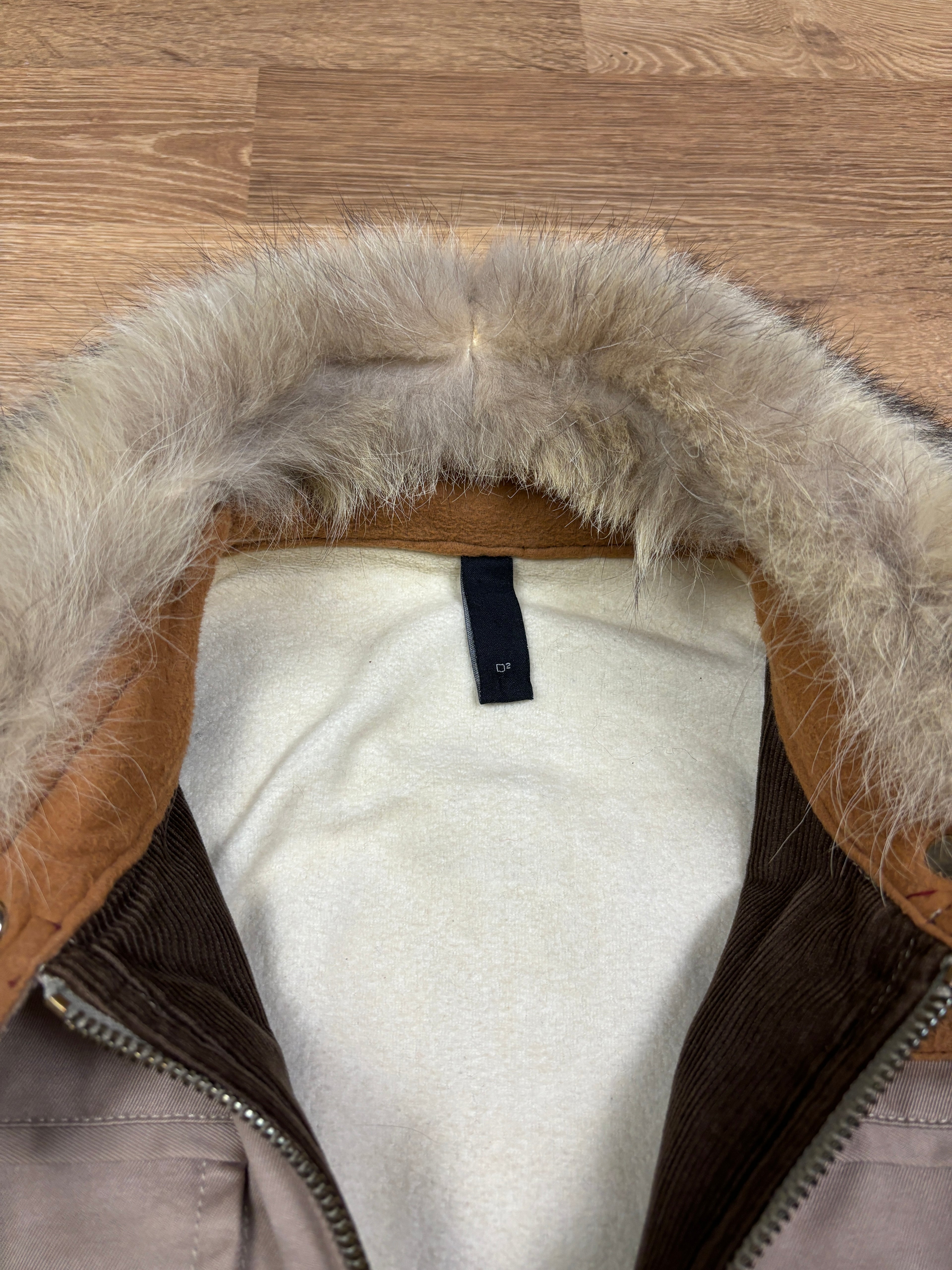 Dsquared2 AW2002 Runway Fur Collar Bomber Jacket