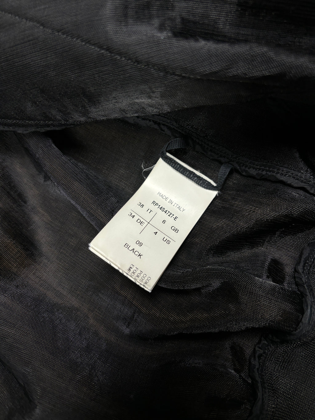 Rick Owens FW2009 Mesh Bomber Jacket