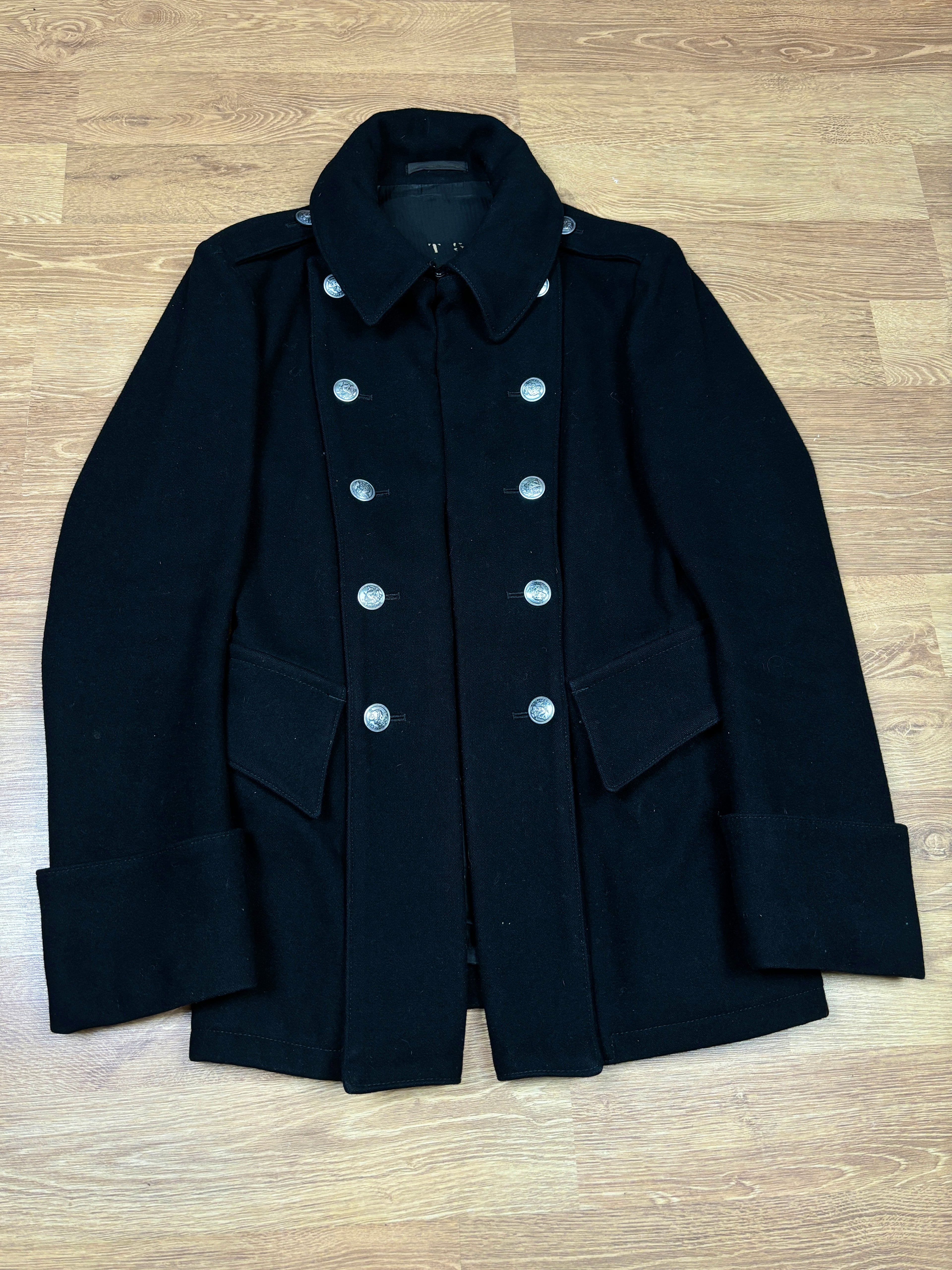 AW2006 Y's Yohji Yamamoto Abrigo de oficial de lana