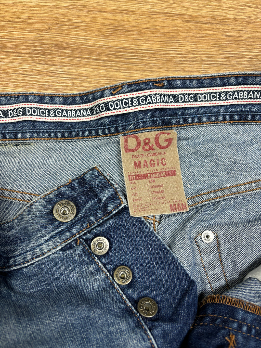 2000s Dolce & Gabbana Distressed Denim Jeans