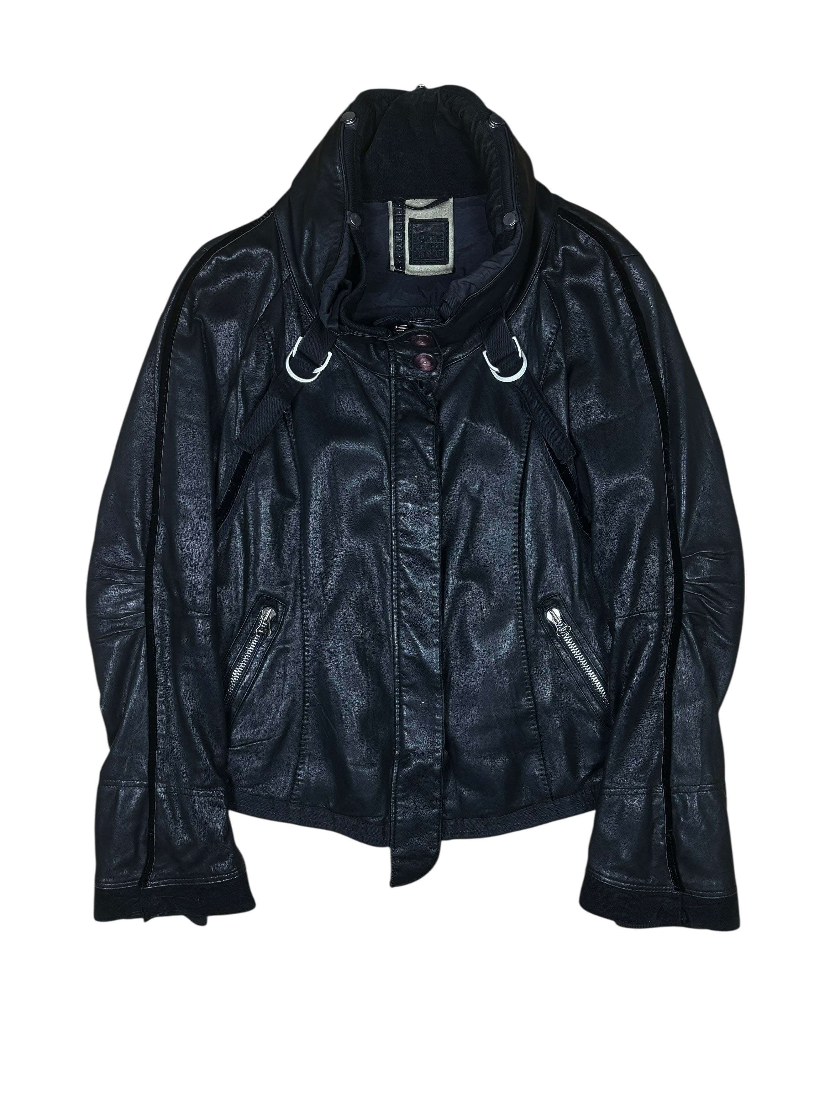 2000s Marithé + François Girbaud Lamb Leather Bondage Jacket