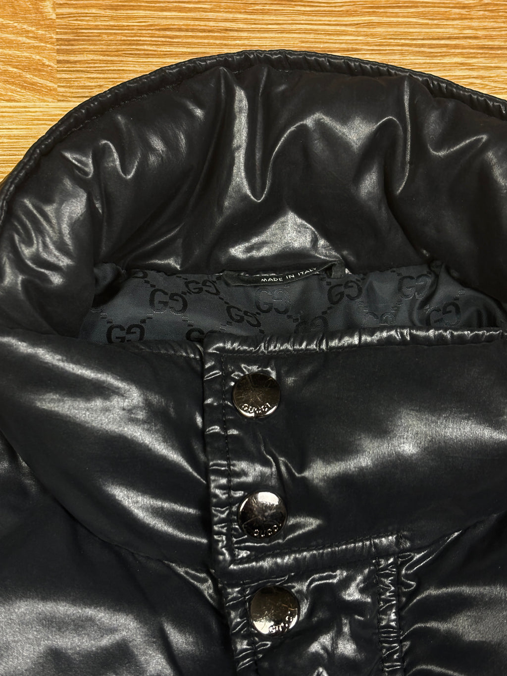 Gucci GG Monogram Lined Puffer Jacket