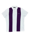 2000s Dsquared2 Purple Stripe Polo Shirt
