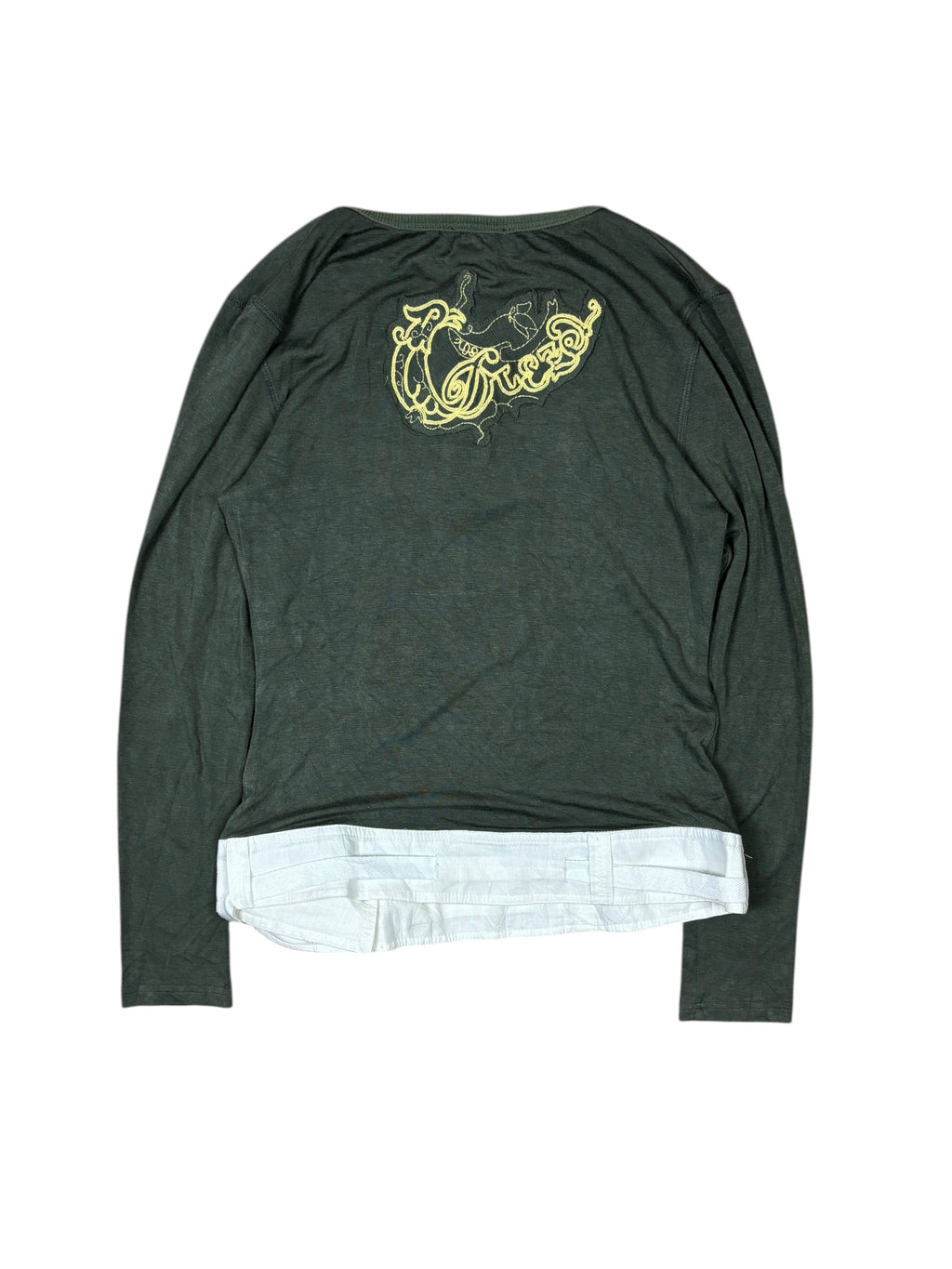 Diesel Khaki Longsleeve with Detachable Pocket