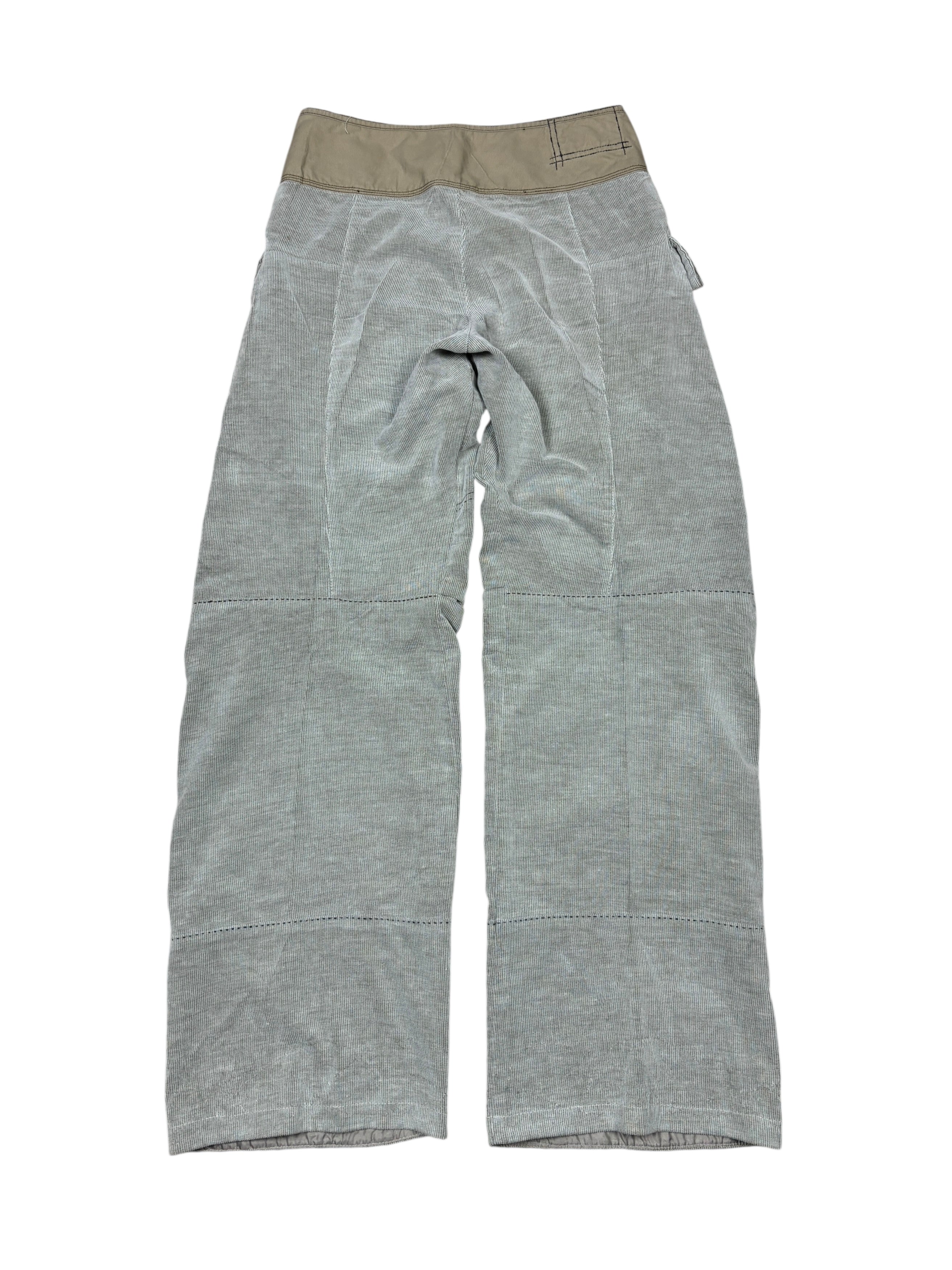 Marithé François Girbaud Wide Leg Corduroy Cargo Pants