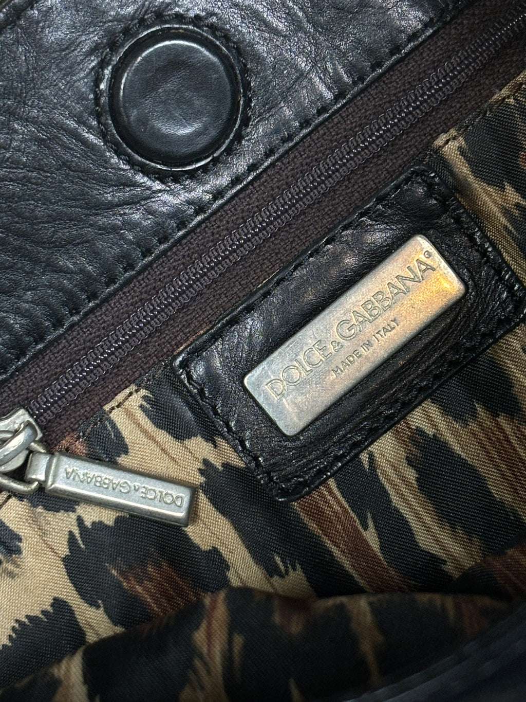 SS2003 Dolce & Gabbana Leather Bondage Shoulder Bag