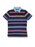 2000s Dolce & Gabbana Multicolor Striped Polo Shirt