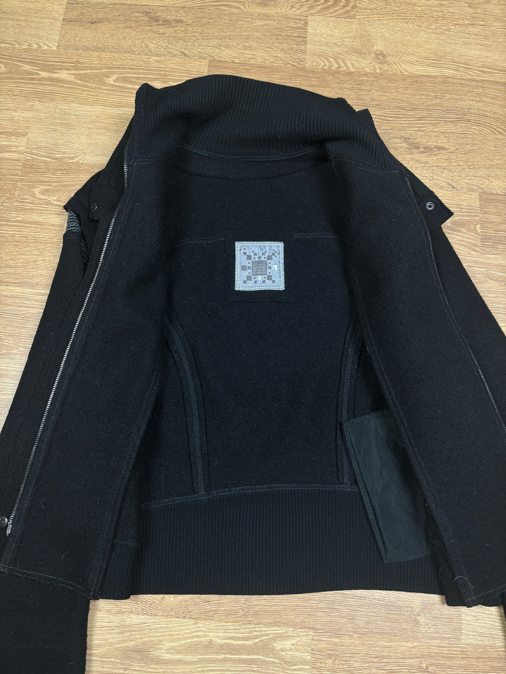2000s Marithé François Girbaud High Neck Wool Jacket