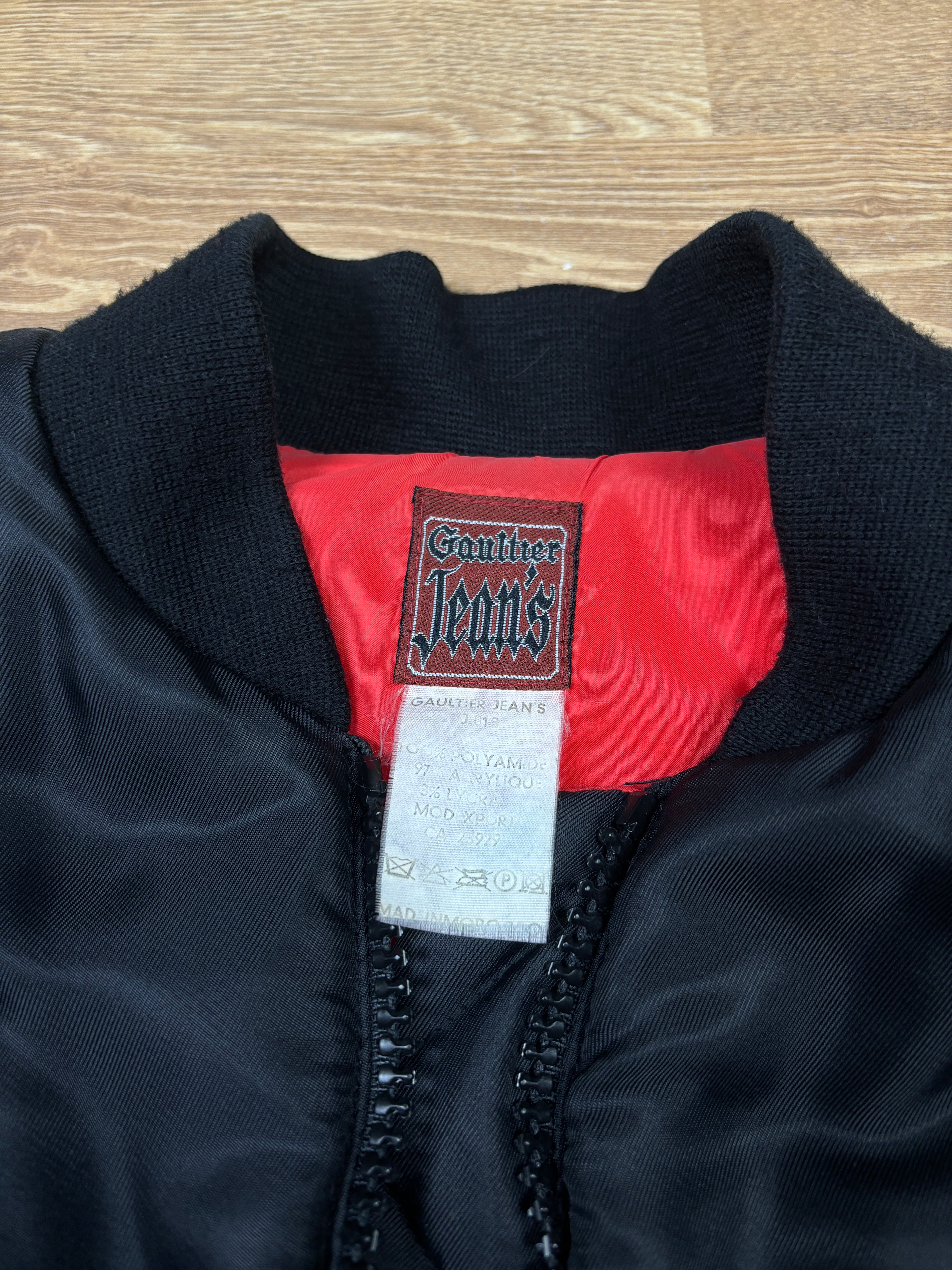2000s Jean Paul Gaultier 6-pack Muscle Bomber Jacket