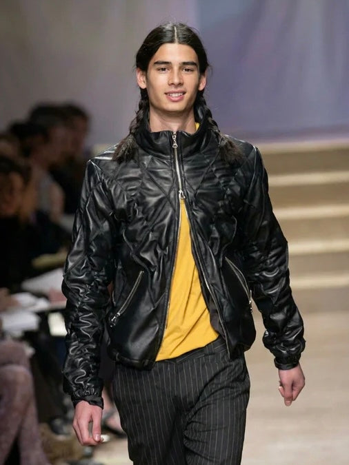 Marithé François Girbaud FW2000 Structured Navy Jacket