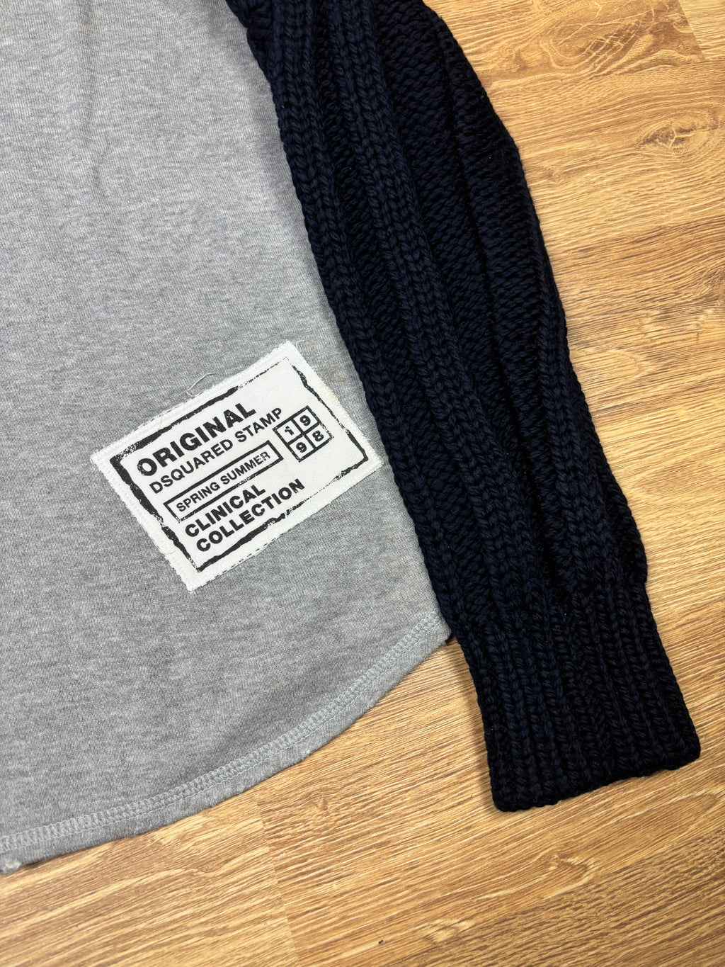Dsquared2 AW2002 Runway Pharmaceutical Hybrid Knit Sweater