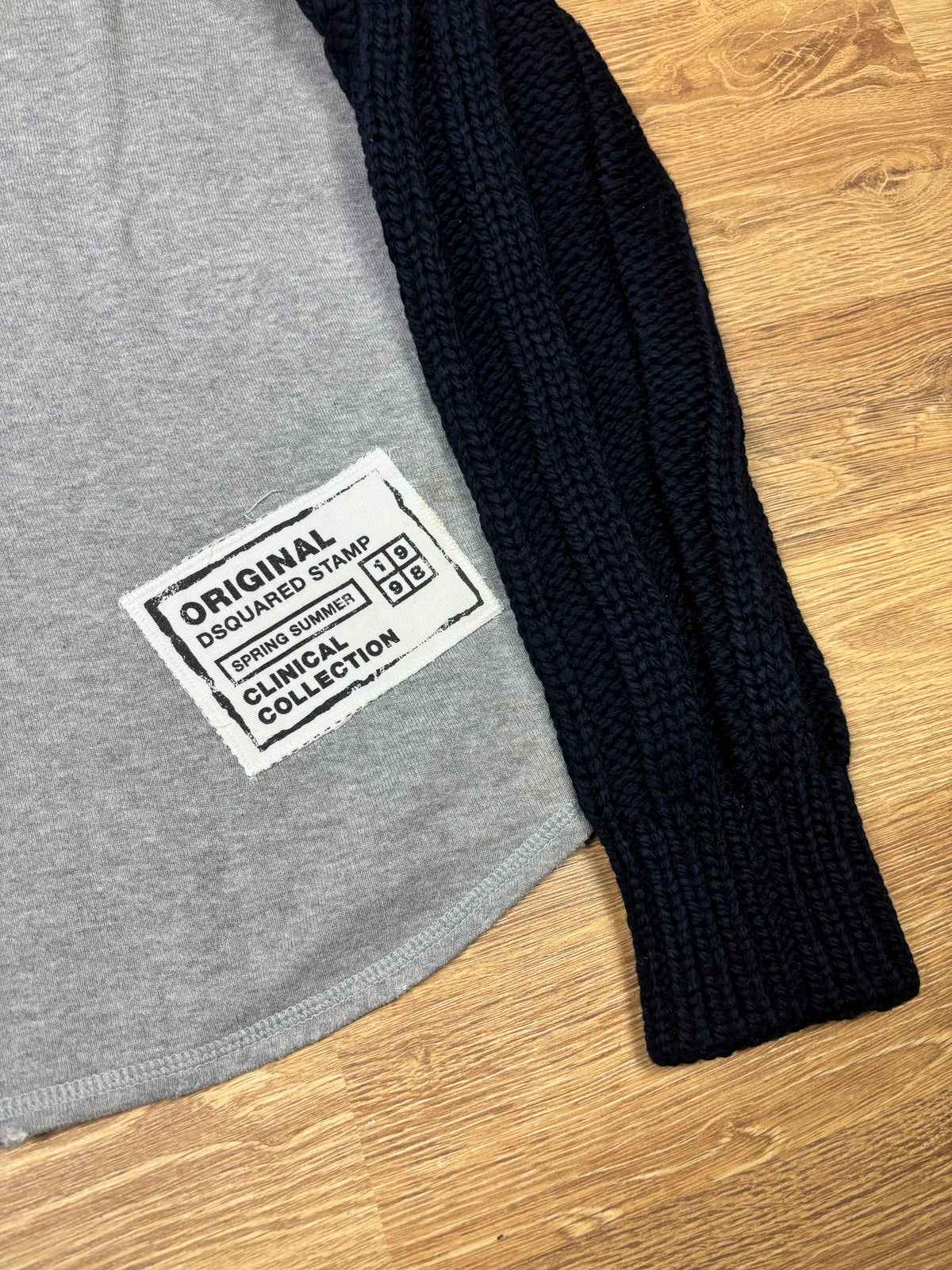Dsquared2 AW2002 Runway Pharmaceutical Hybrid Knit Sweater
