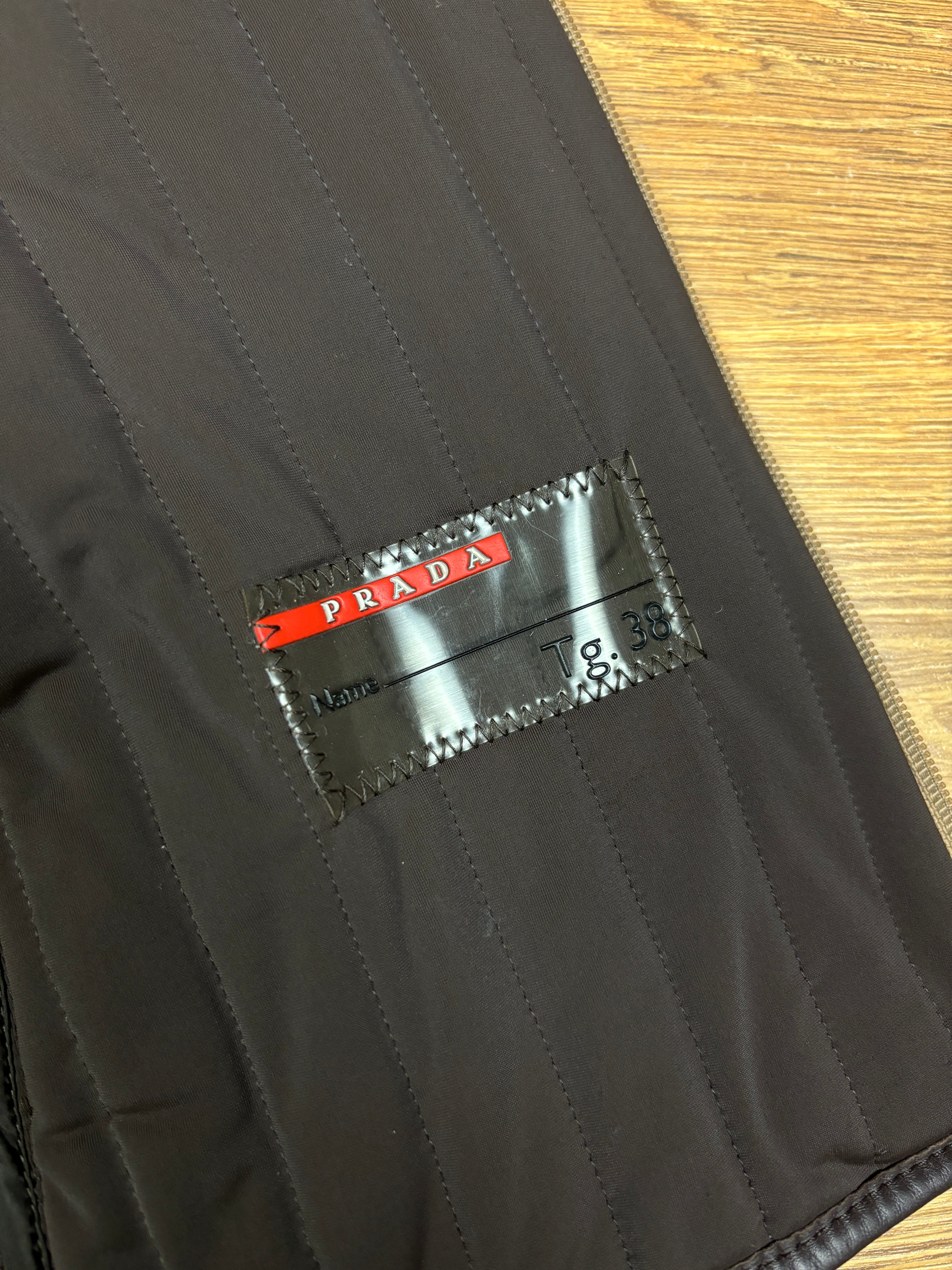 2000s Prada Fleece Scarf Jacket
