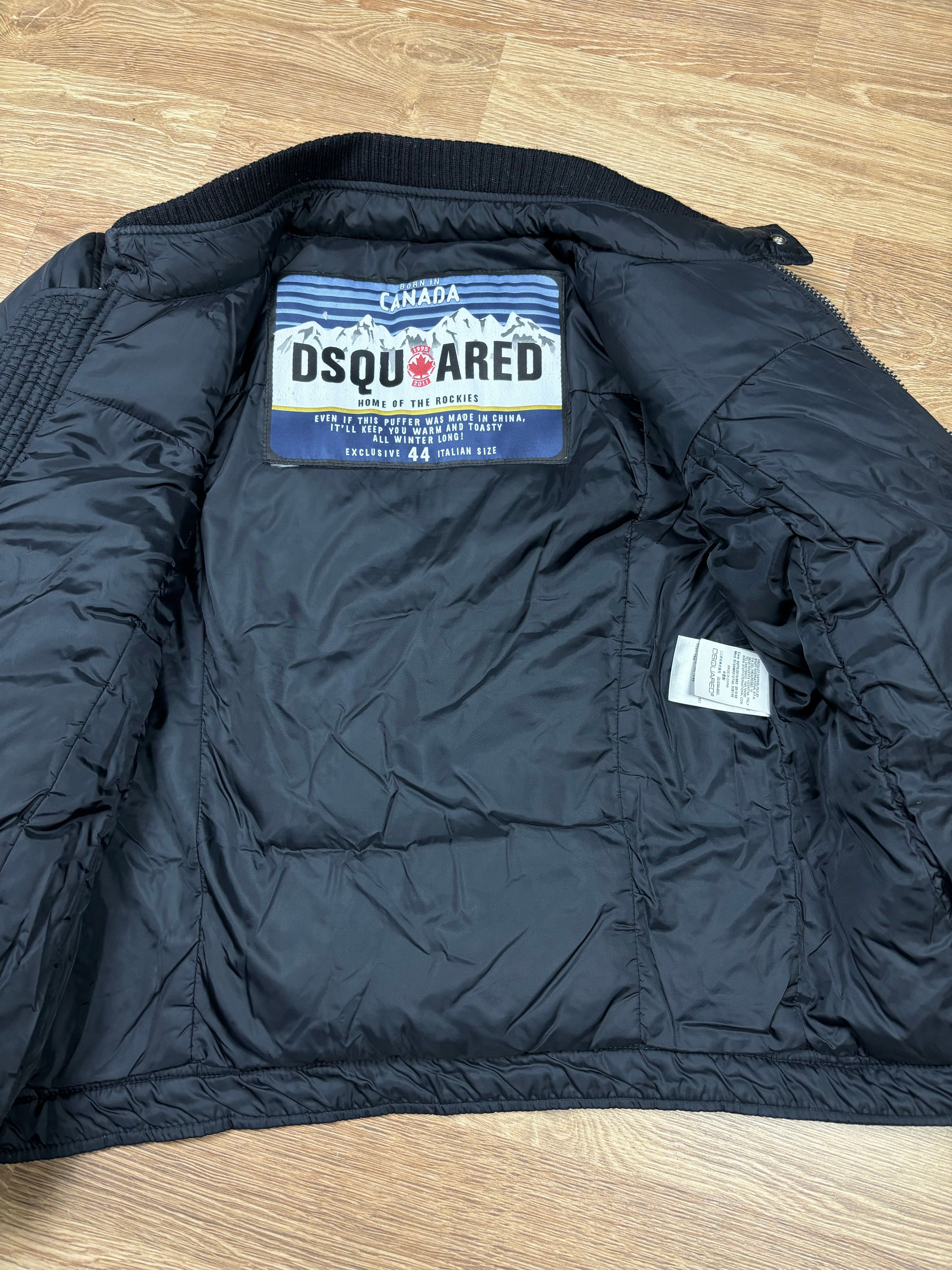 Dsquared2 Cropped Padded Multi-Zip Jacket