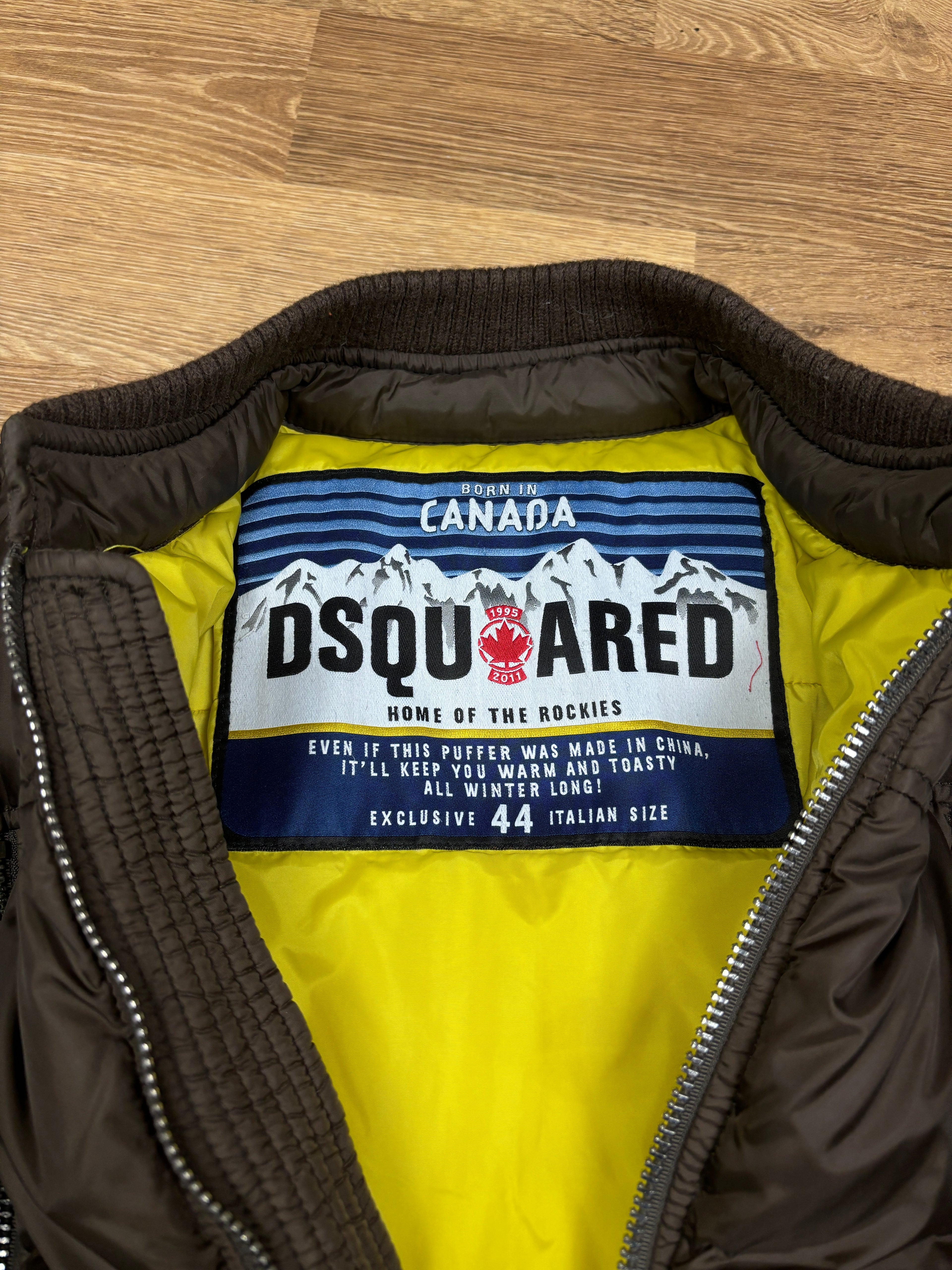 Dsquared2 Cropped Multi-Zip Puffer Jacket