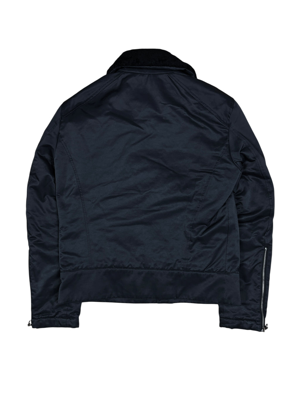 Dirk Bikkembergs Multi-Zip Nylon Bomber Jacket