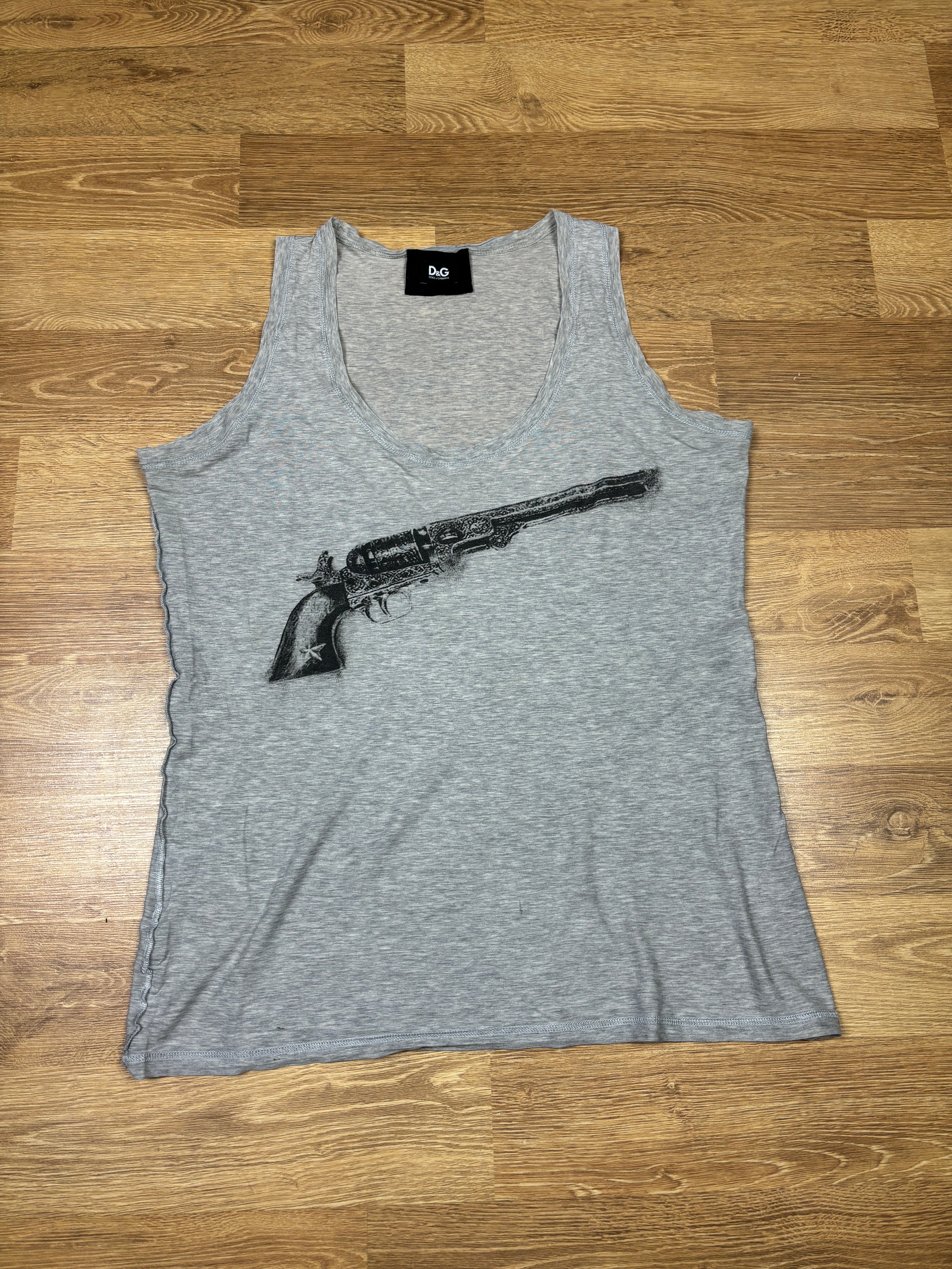 Dolce & Gabbana Revolver Print Tank Top