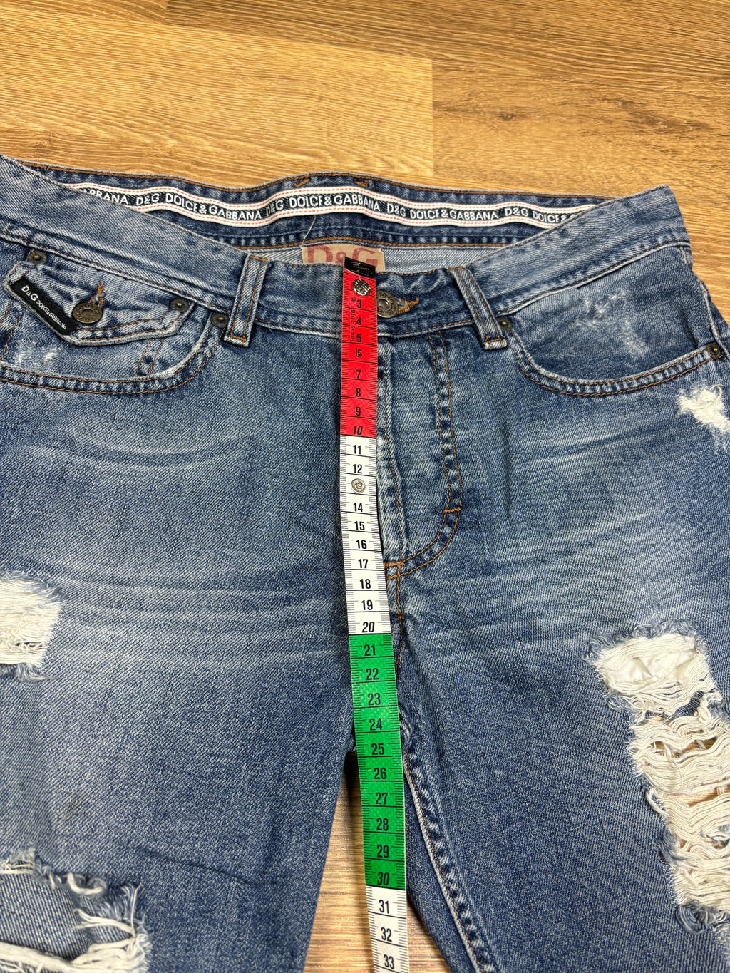 2000s Dolce & Gabbana Distressed Denim Jeans