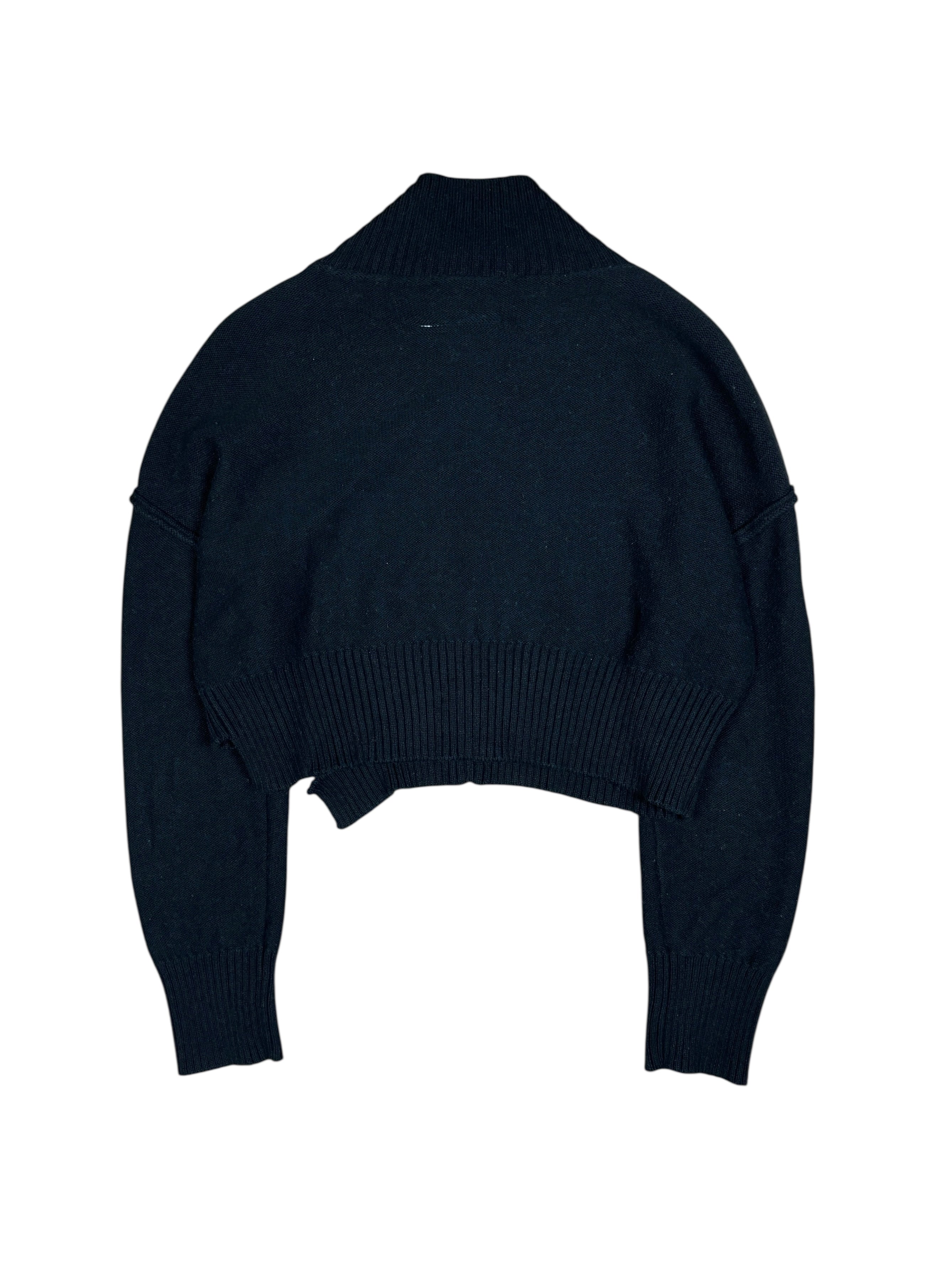MM6 Maison Margiela Reworked Cropped Knit Sweater