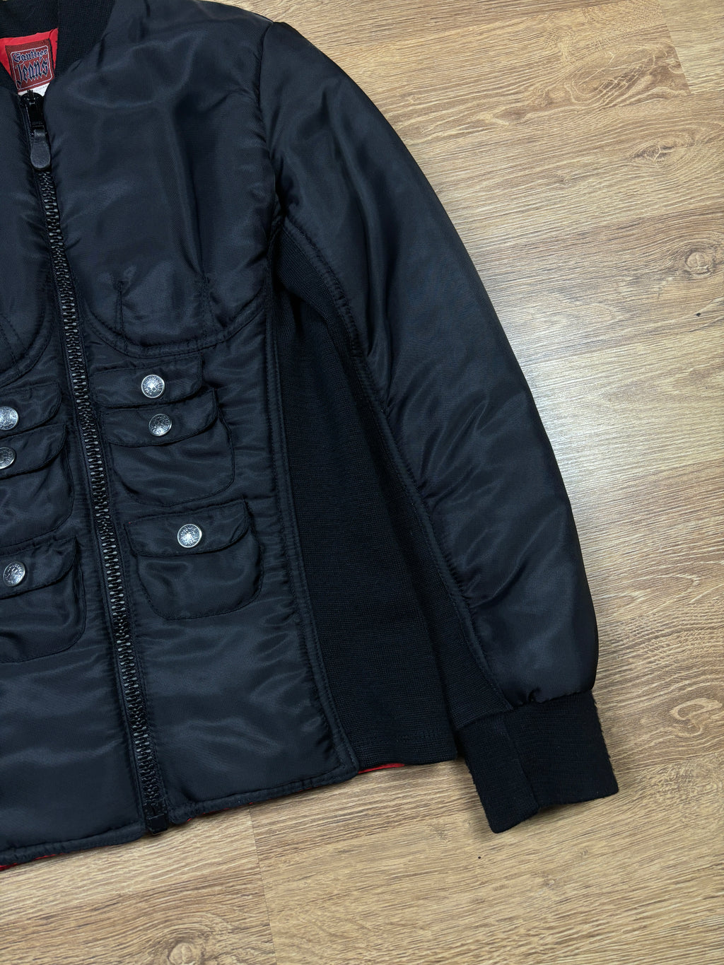 2000s Jean Paul Gaultier 6-pack Muscle Bomber Jacket