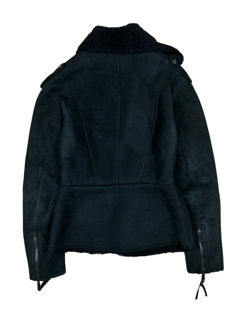Dsquared2 AW2011 Asymmetrical Shearling Biker Jacket
