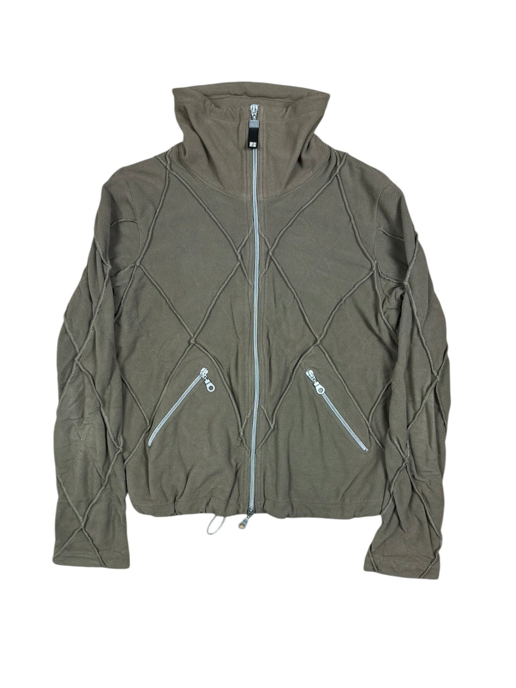 Marithé François Girbaud FW2000 Fleece Panel Jacket