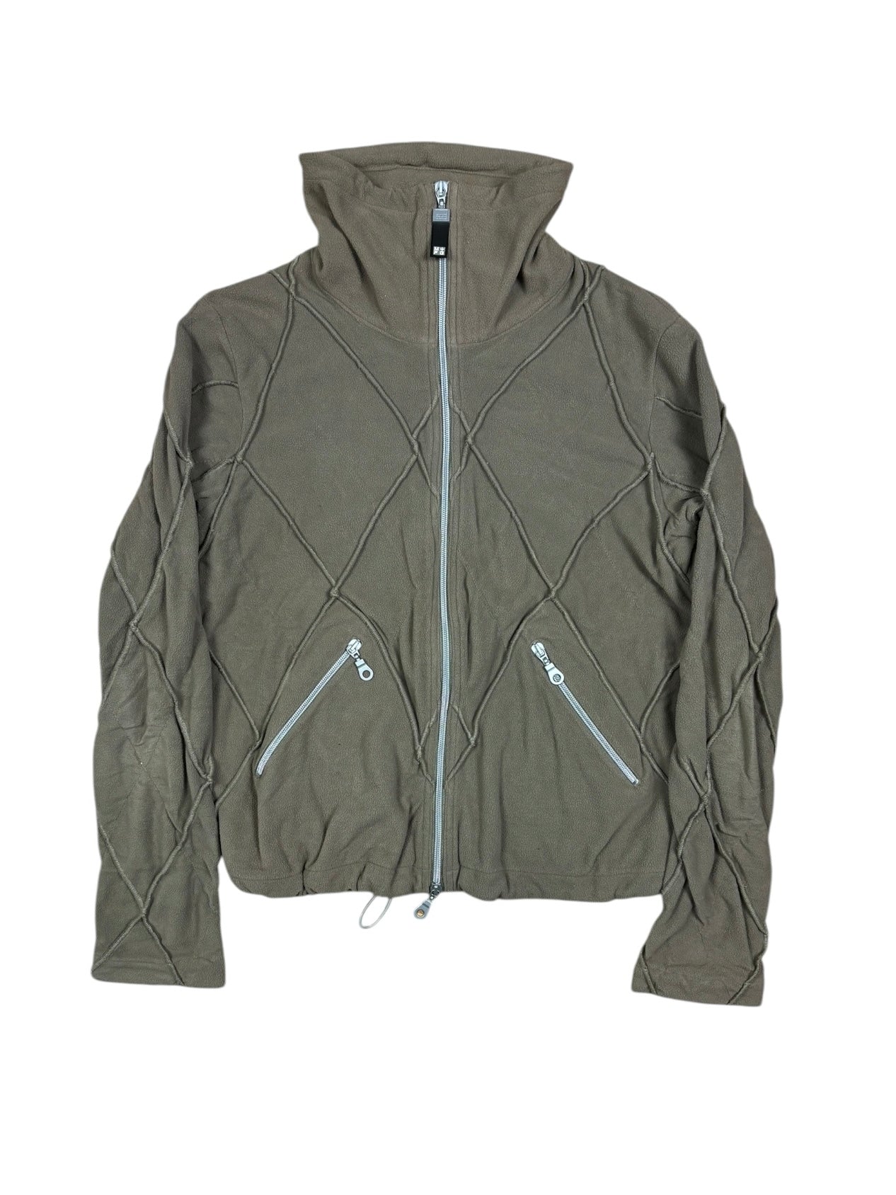Marithé François Girbaud FW2000 Fleece Panel Jacket