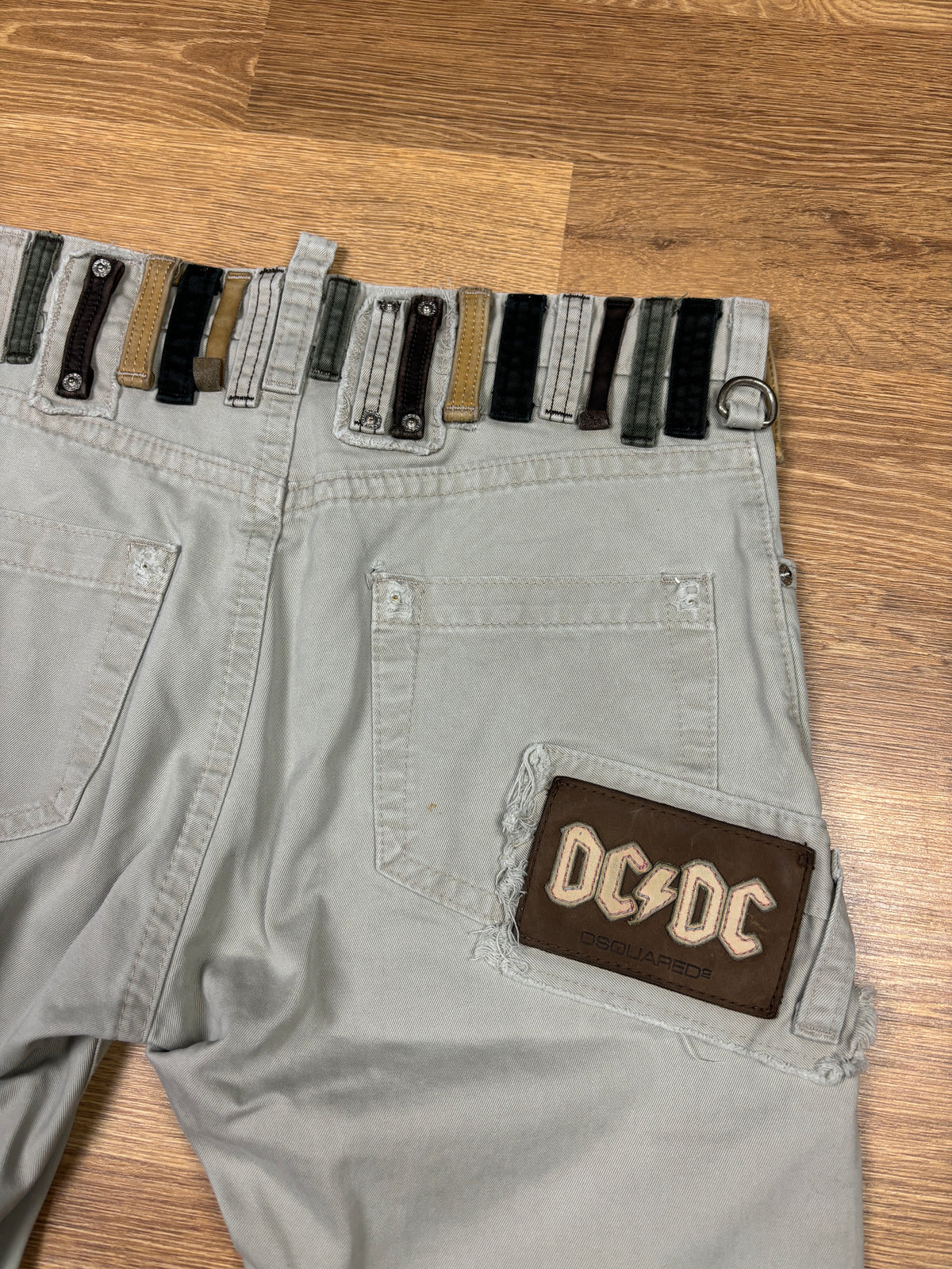Dsquared2 SS2005 Runway Multi Belt Loop Utility Pants
