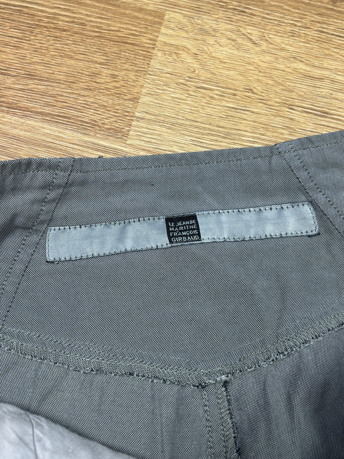 2000s Marithé François Girbaud Grey Bondage Cargo Pants