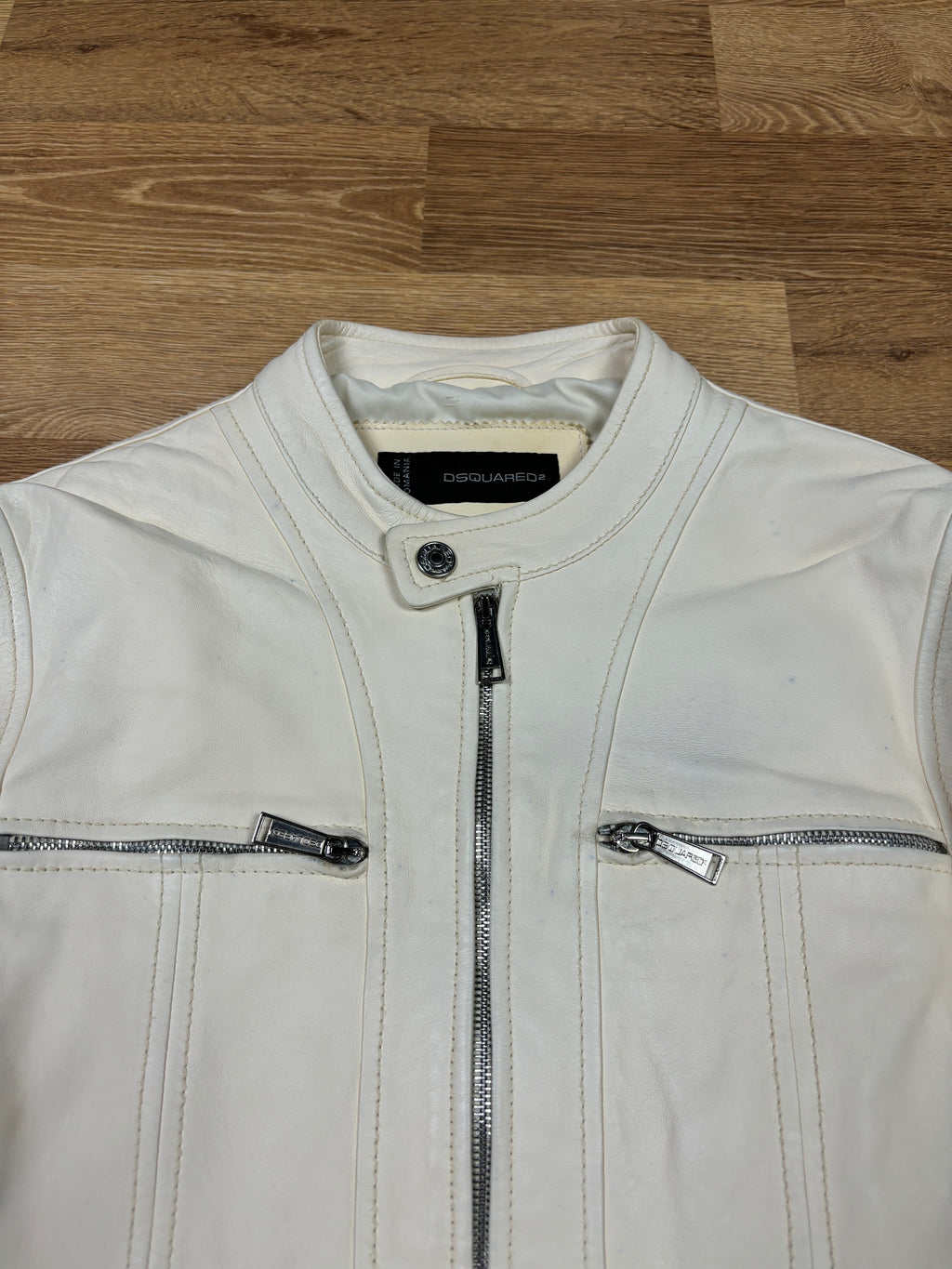 Dsquared2 SS2013 Runway Leather Biker Jacket