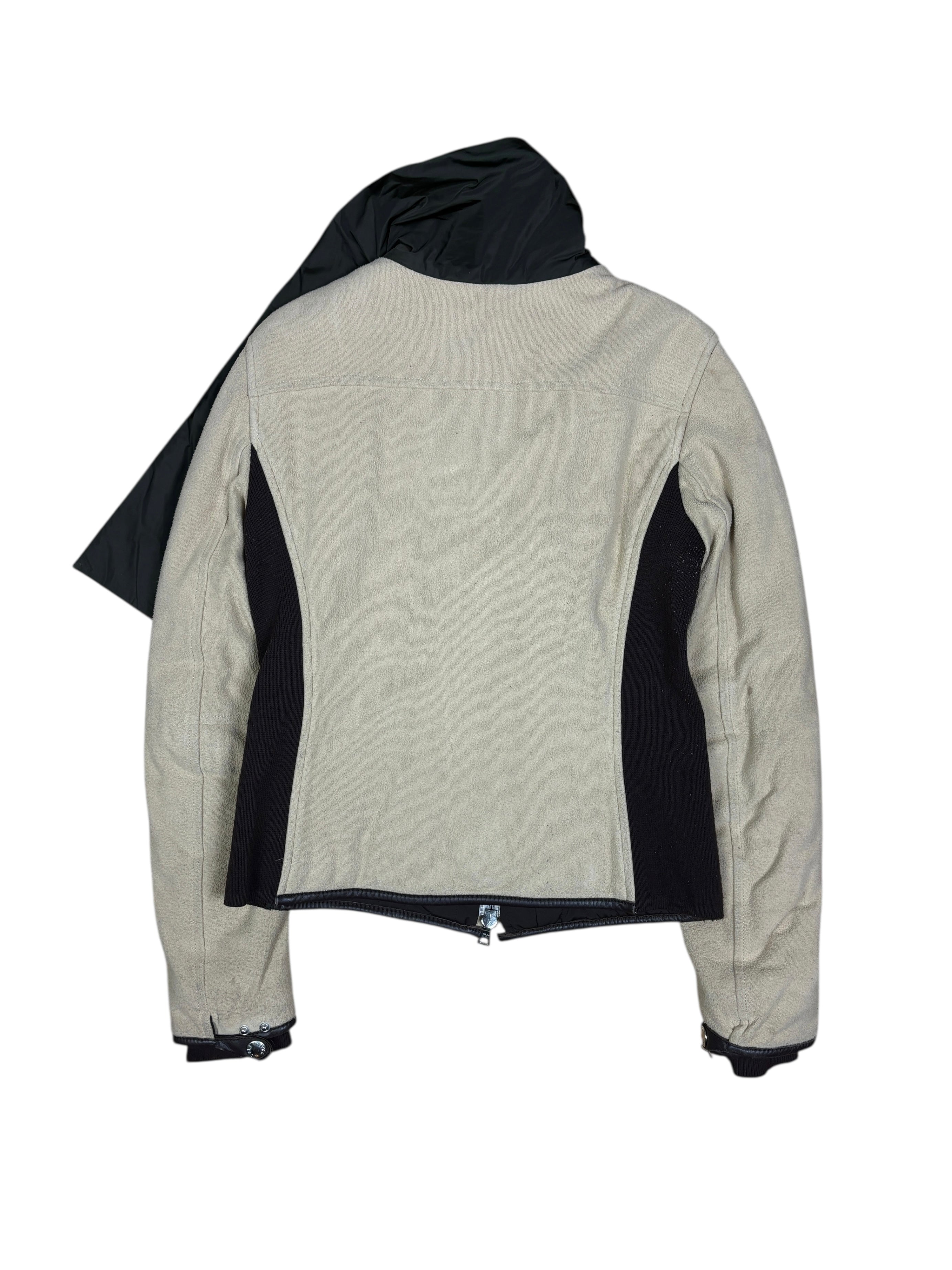 2000s Prada Fleece Scarf Jacket