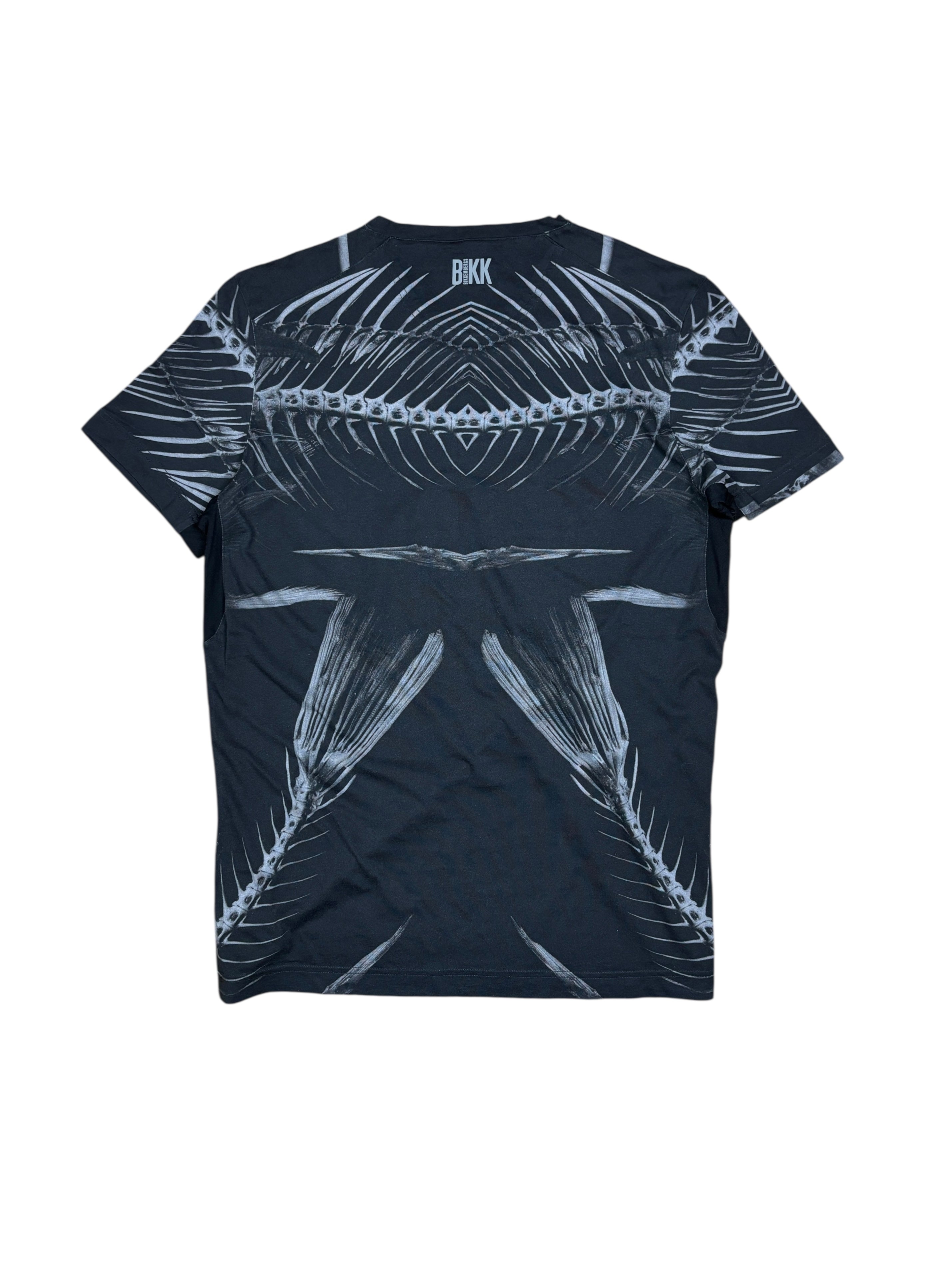 2010s Dirk Bikkembergs Skeletal Graphic T-Shirt