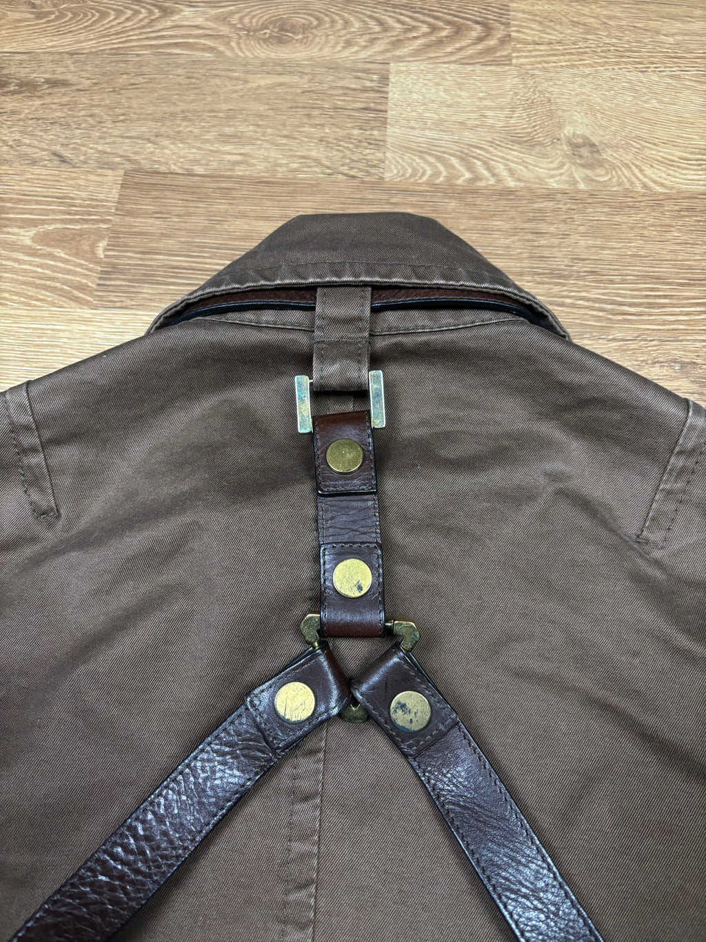 Dsquared2 AW2003 Leather Harness Bondage Jacket