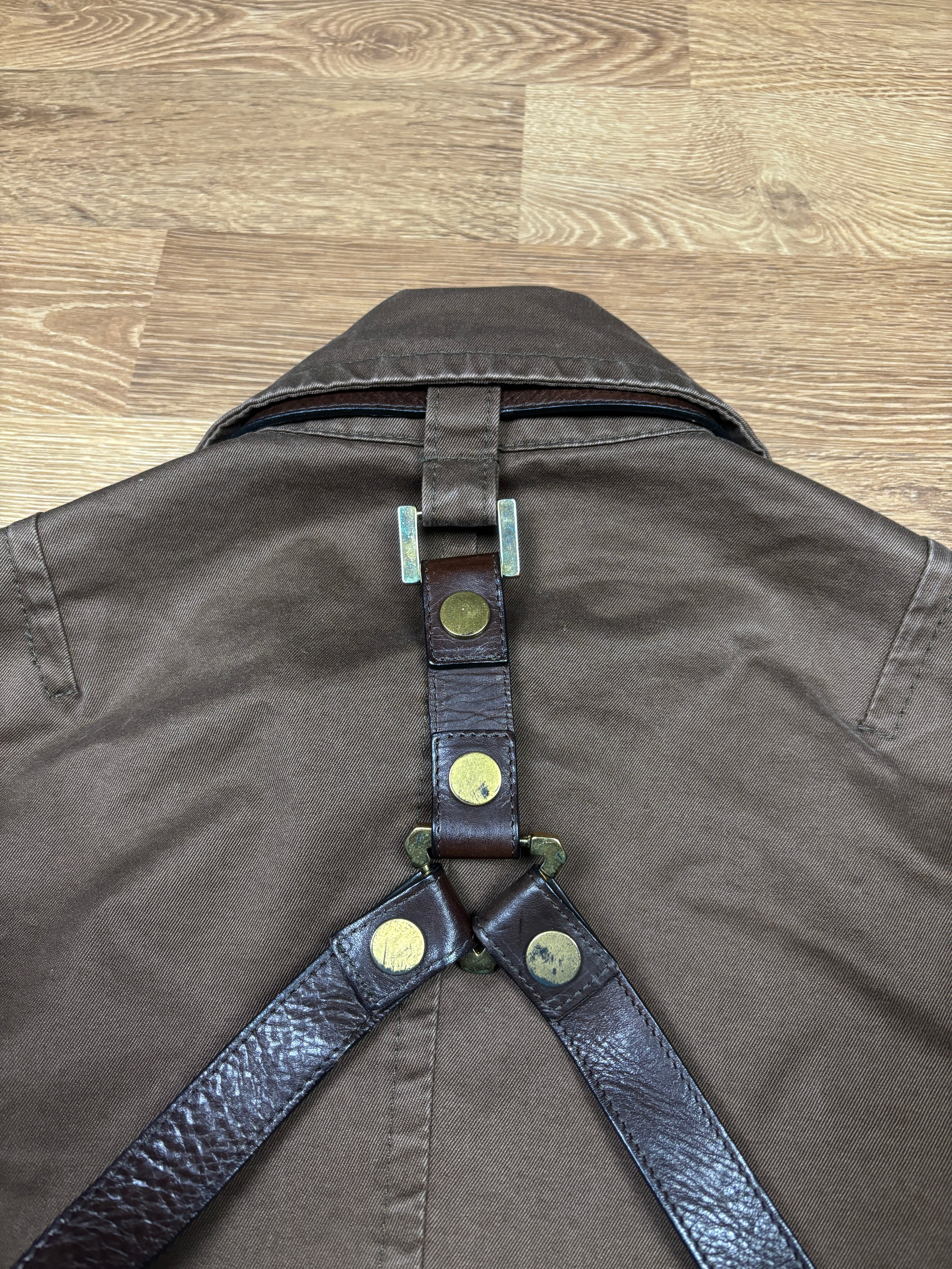 Dsquared2 AW2003 Leather Harness Bondage Jacket
