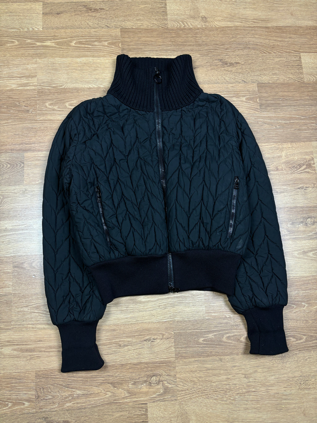 2000s Prada Quilted Bomber Jacket