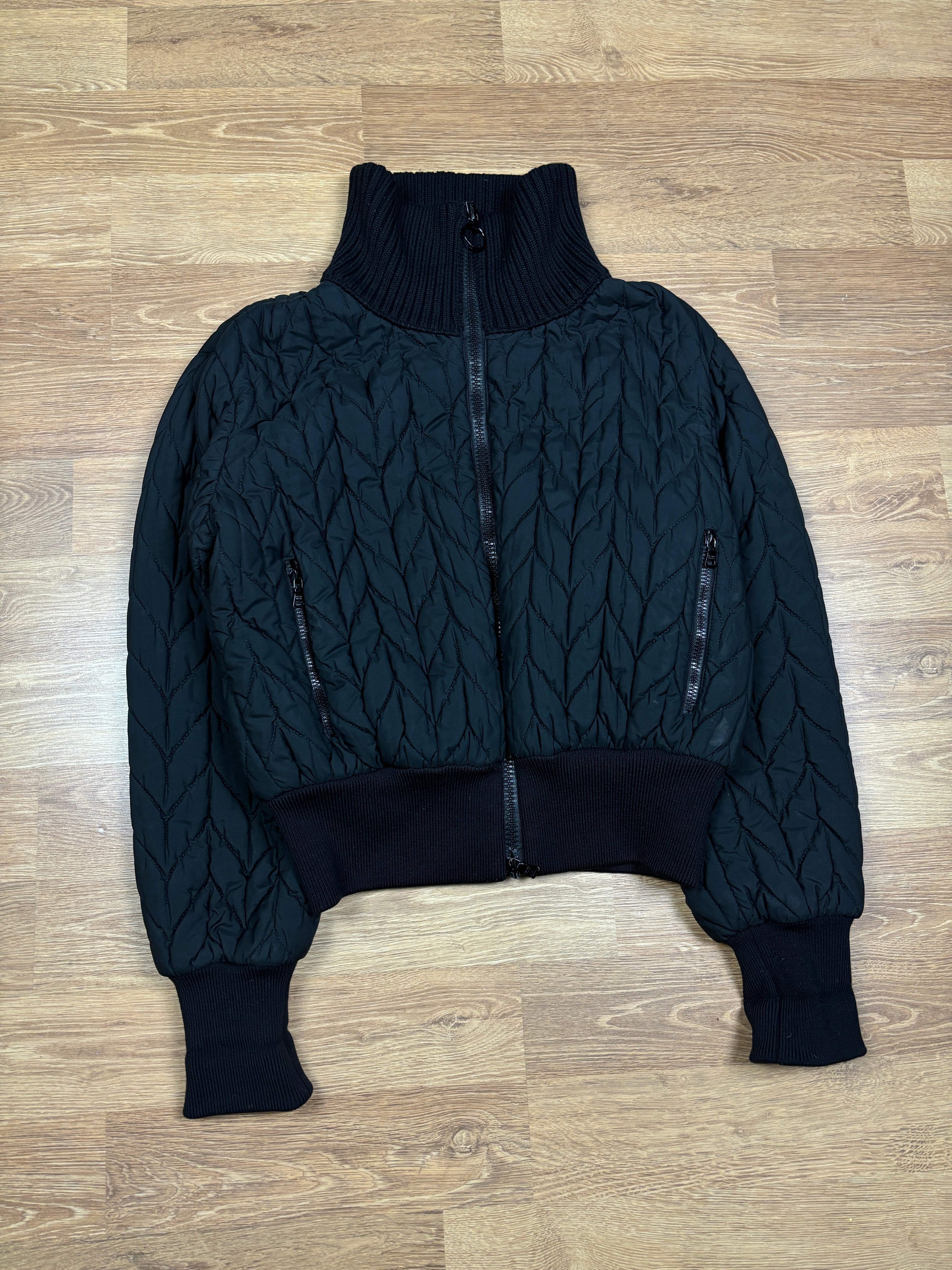 2000s Prada Quilted Bomber Jacket