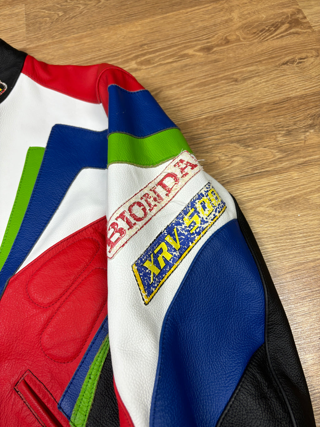 SS2002 Dolce & Gabbana Runway Moto Racing Leather Jacket