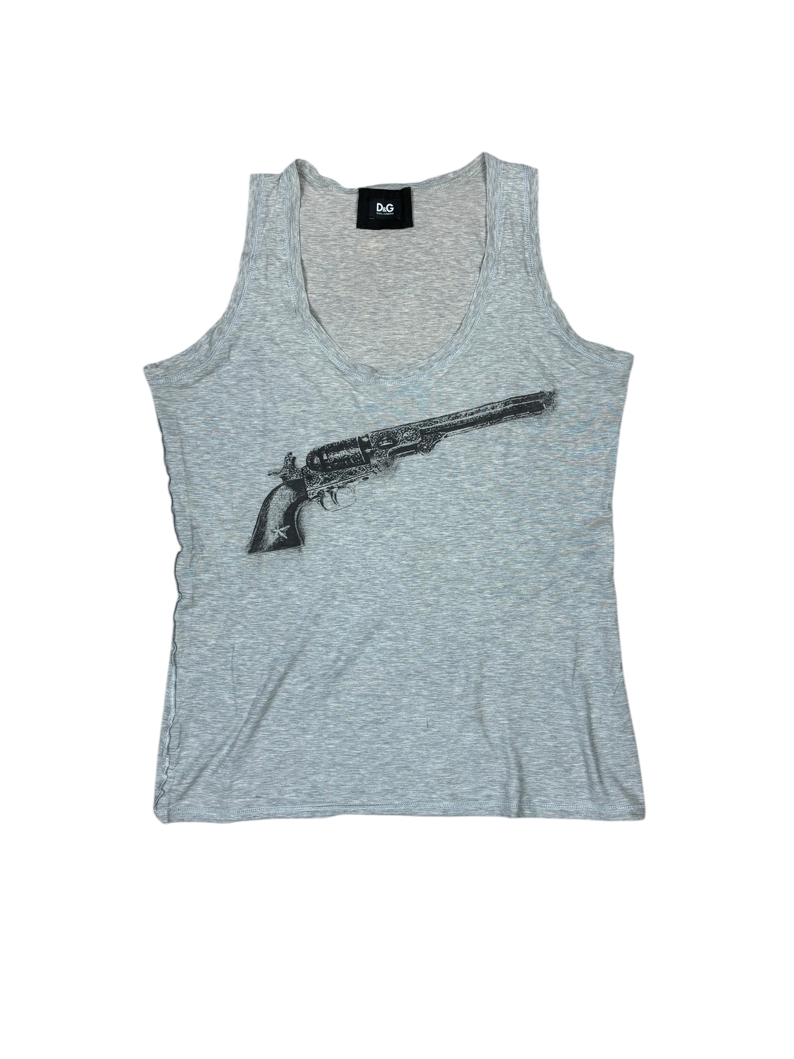 Dolce & Gabbana Revolver Print Tank Top