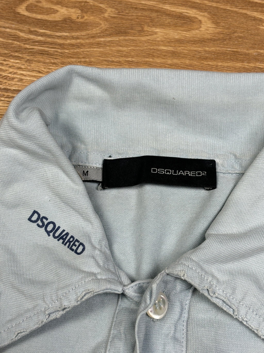 2000s Dsquared2 “Angel” Raw Hem Polo