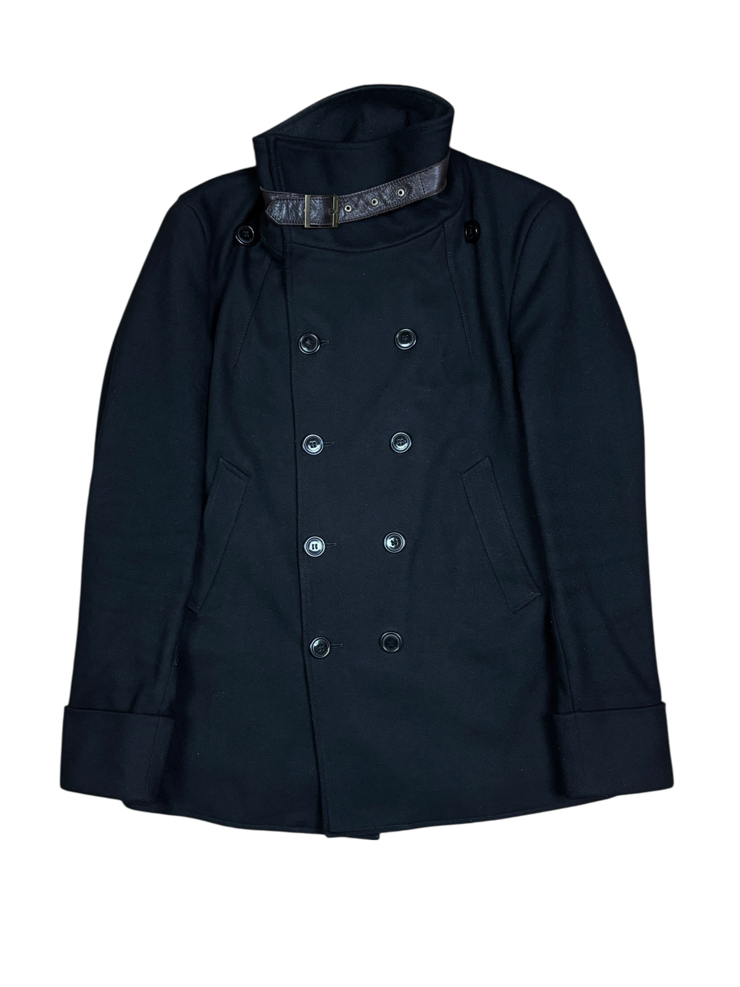 Abrigo cruzado de lana con tiras de Vivienne Westwood