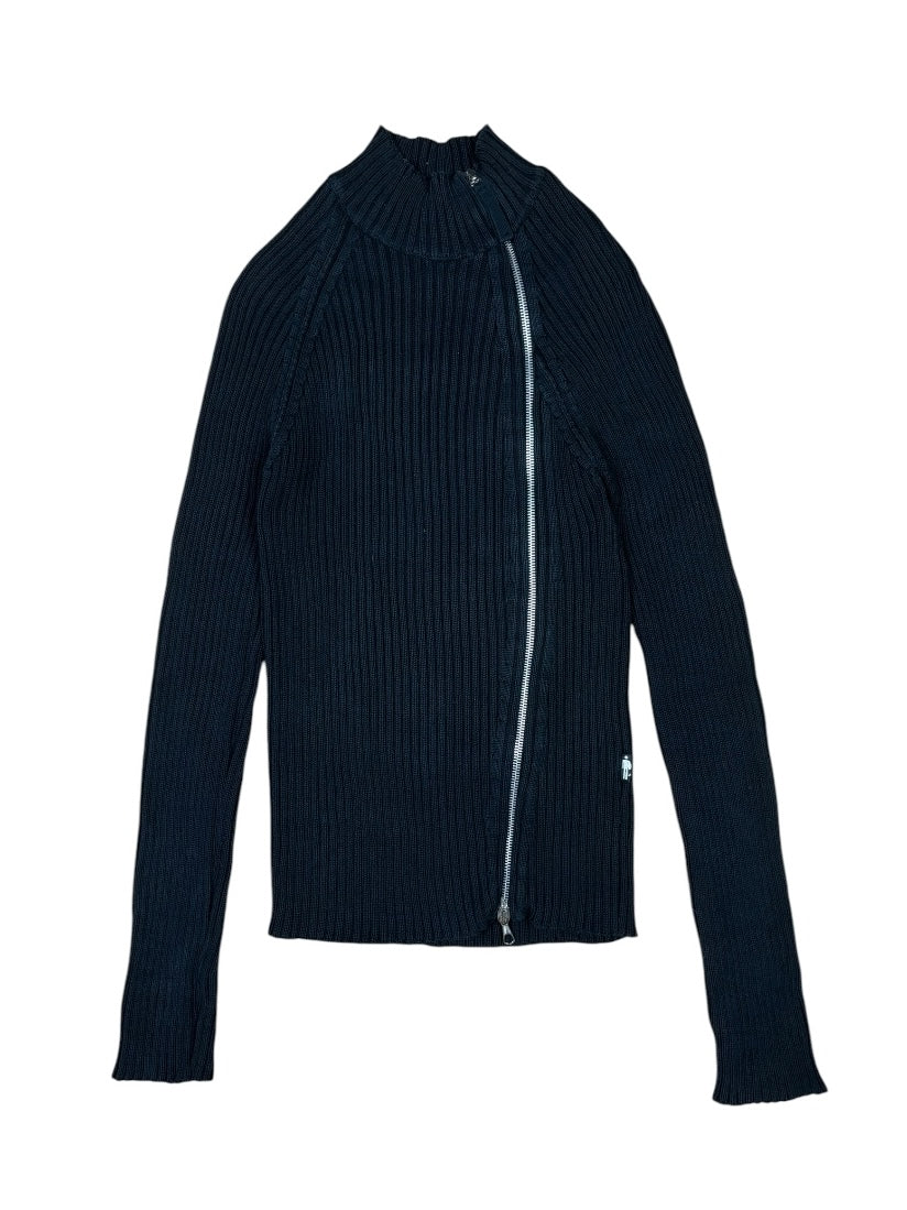 2000s Jean Paul Gaultier Asymmetrical Zip Knit