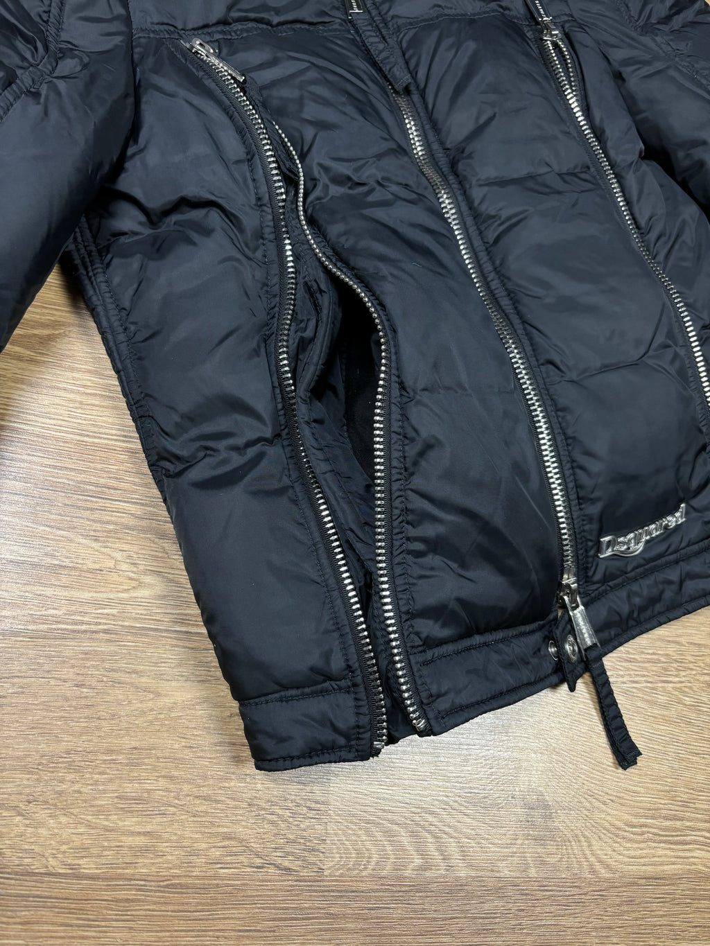 Dsquared2 Cropped Padded Multi-Zip Jacket