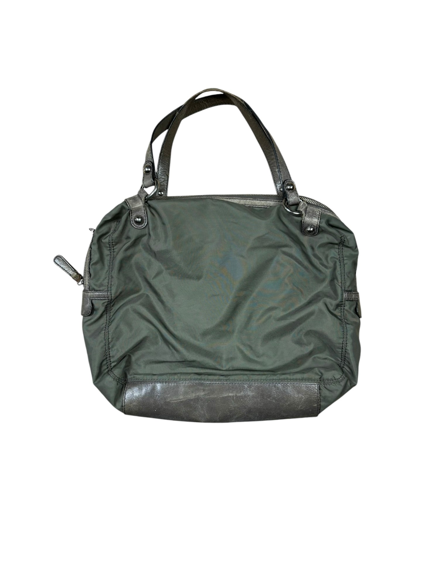 2000s Dolce & Gabbana Olive Nylon Multipocket Bag