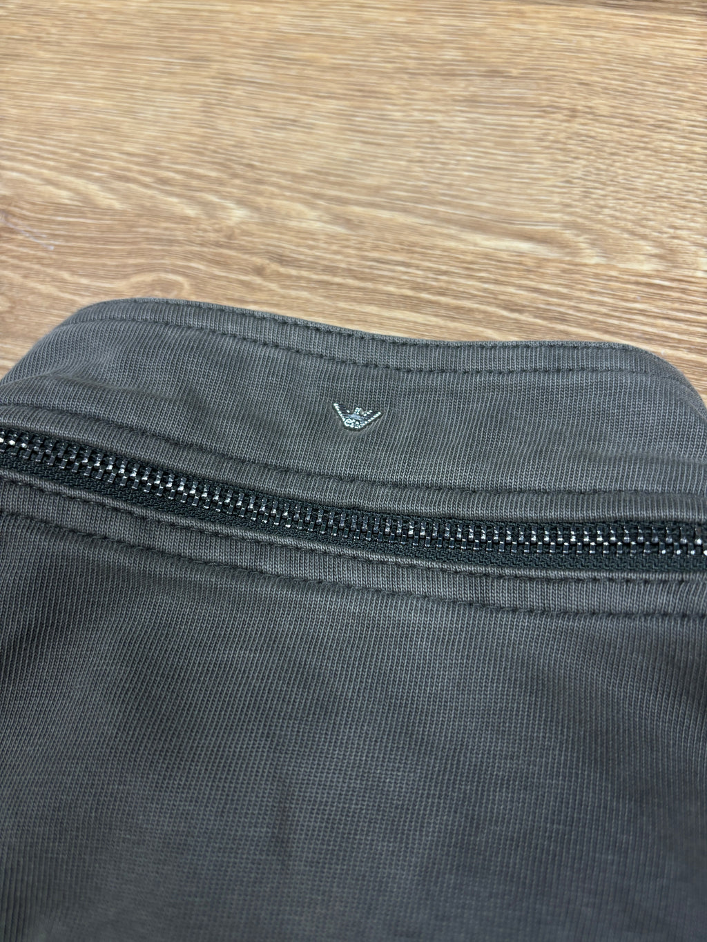 2000s Armani Jeans Asymmetrical Zip Jacket
